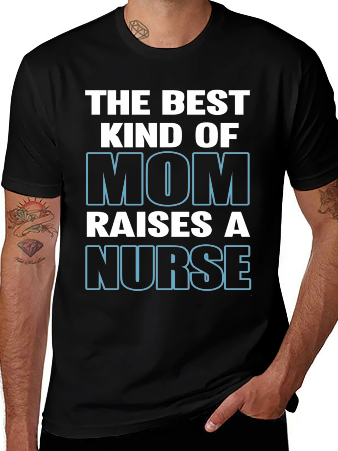 Variant 10 of Best Kind of Mom Raises a Nurse T-Shirt