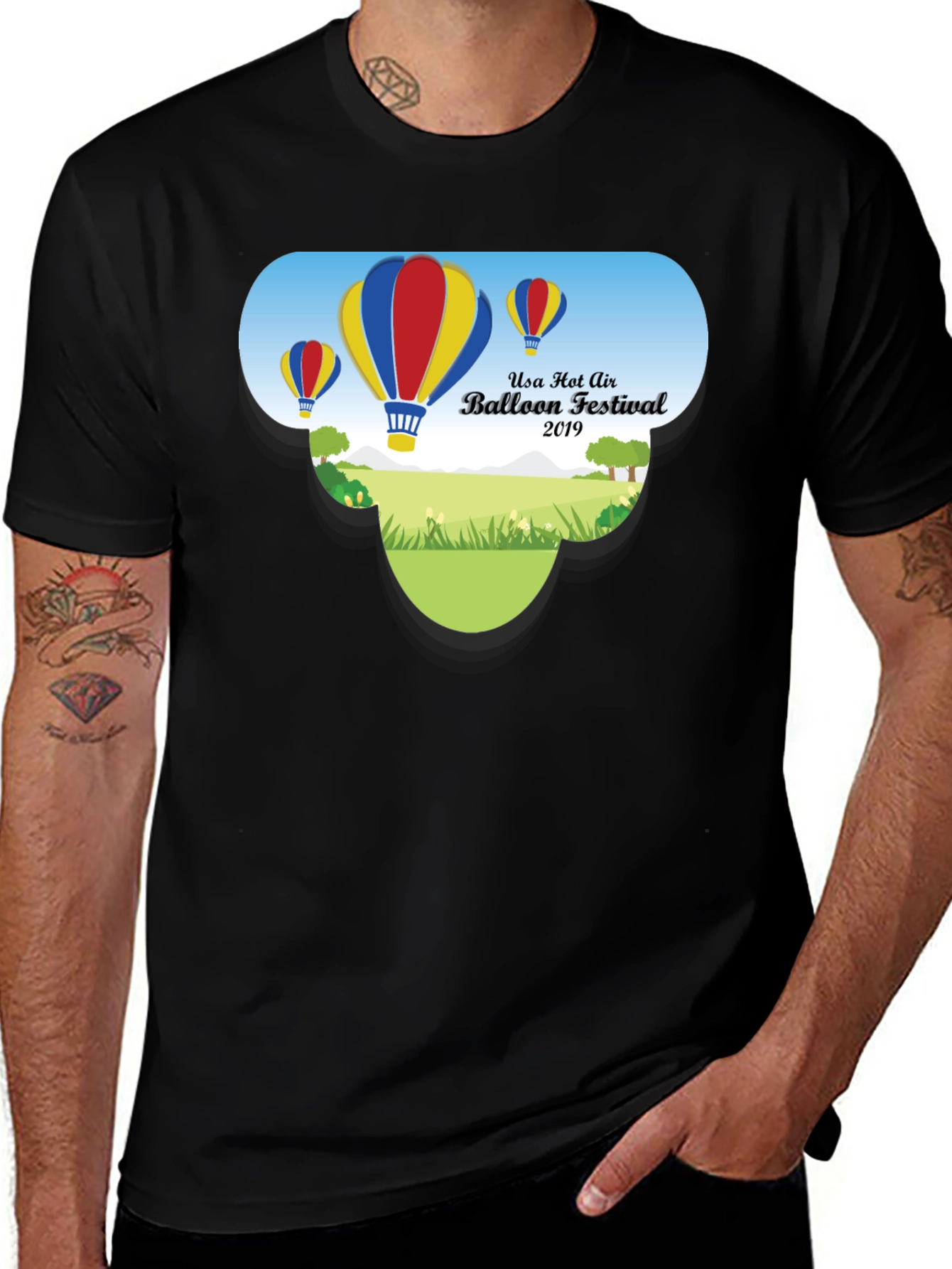 Variant 21 of USA Hot Air Balloon Festival T-Shirt