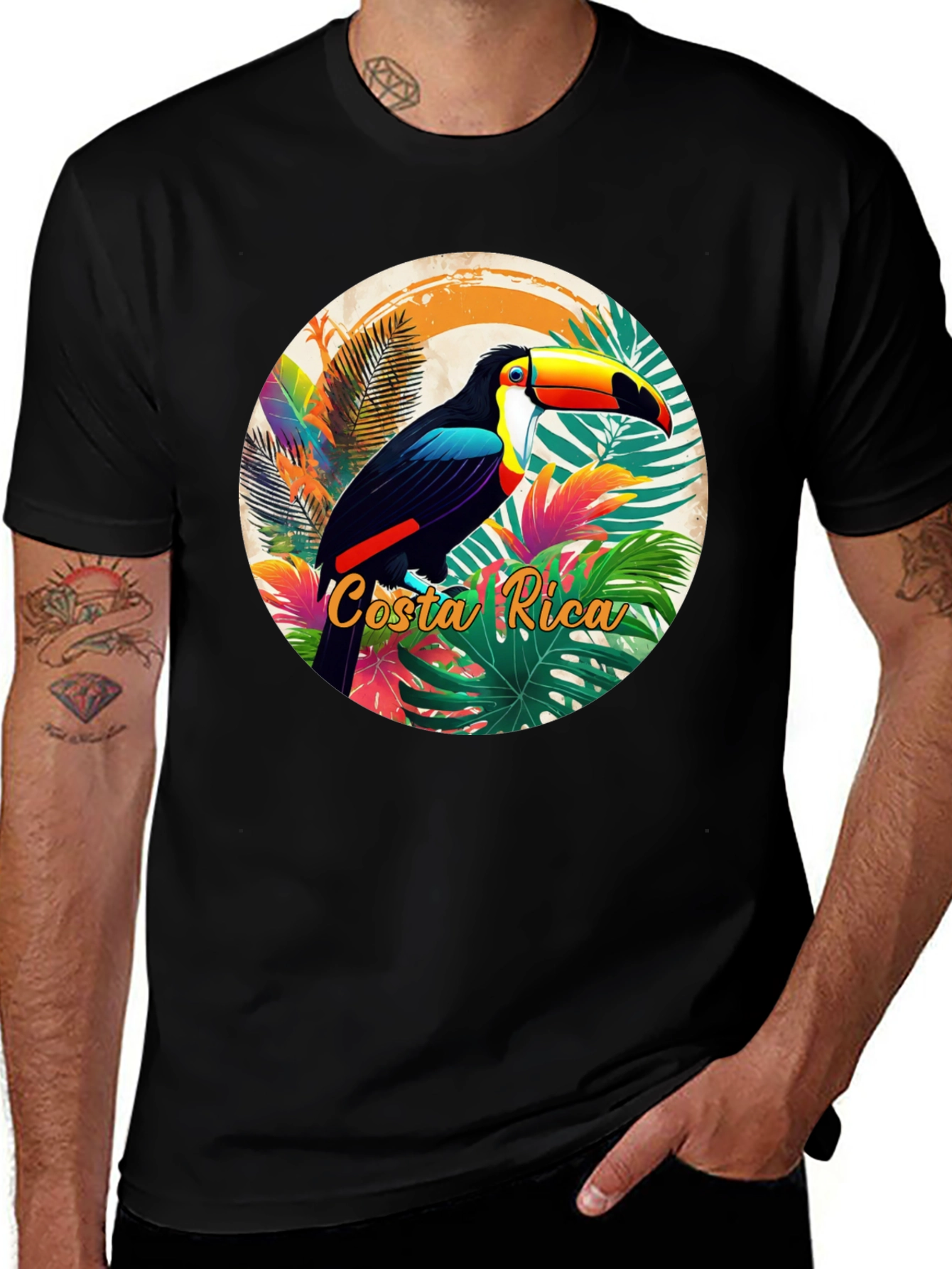 Variant 25 of Costa Rica Toucan Graphic T-Shirt