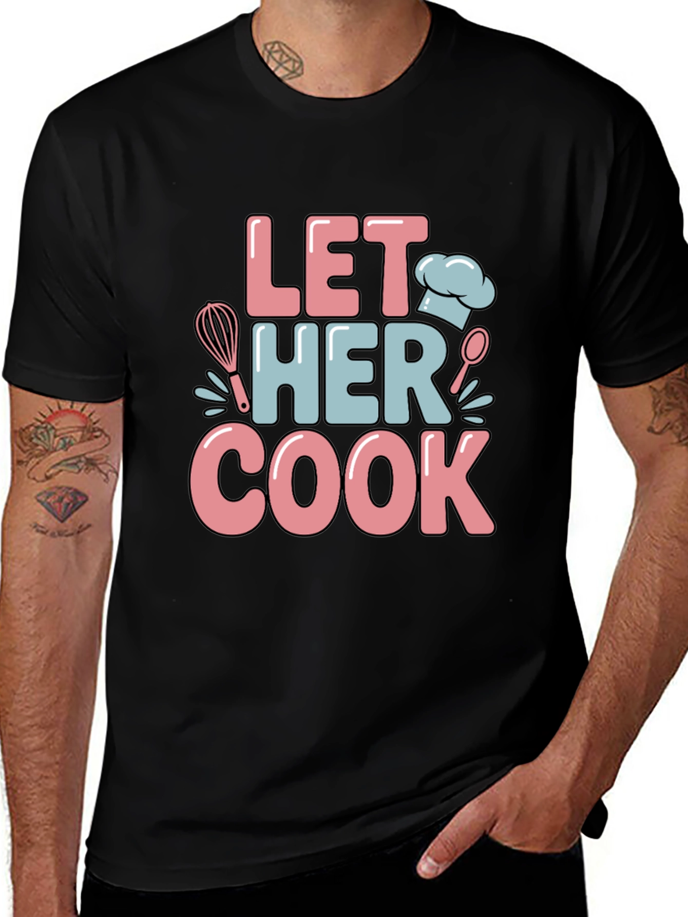 Variant 7 of Let Her Cook Graphic T-Shirt