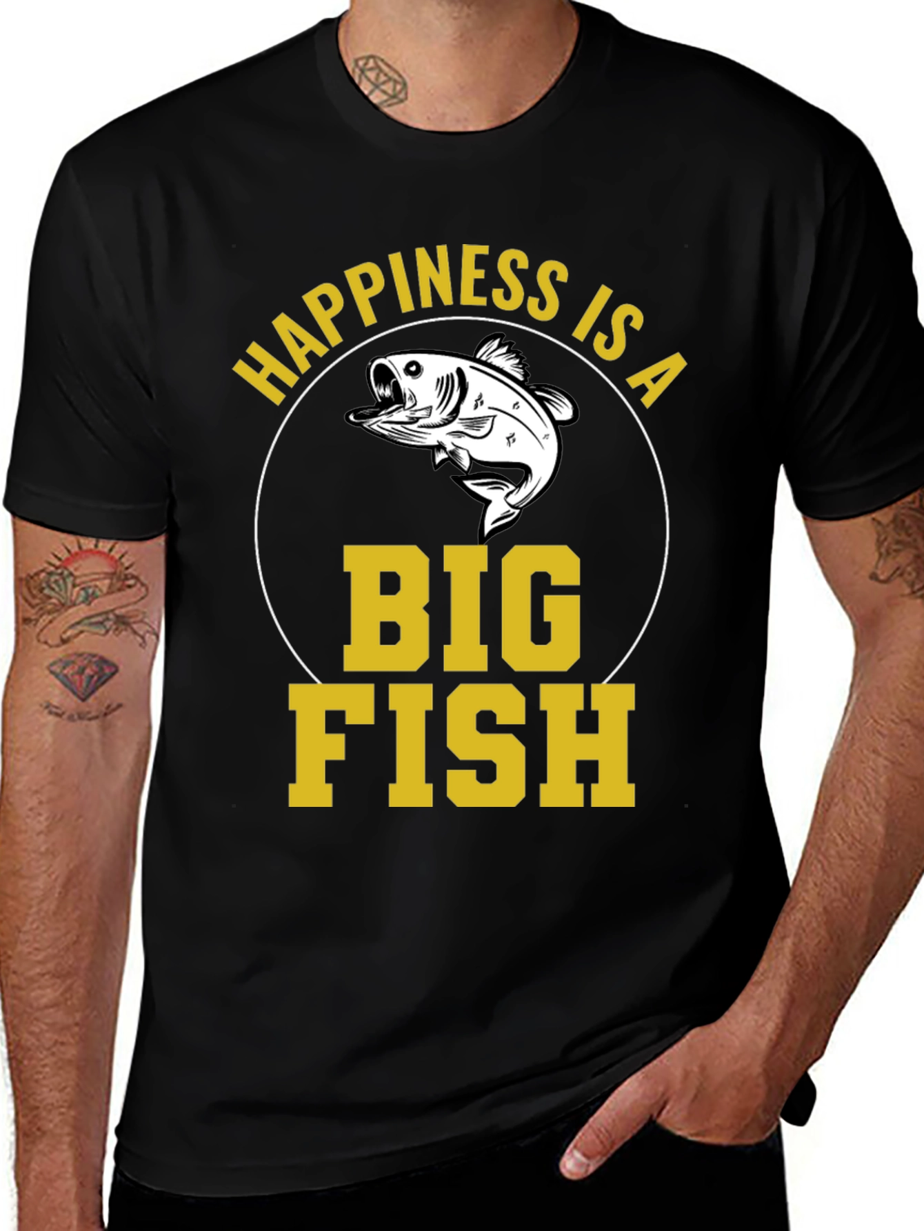 Variant 8 of Happiness Is A Big Fish T-Shirt