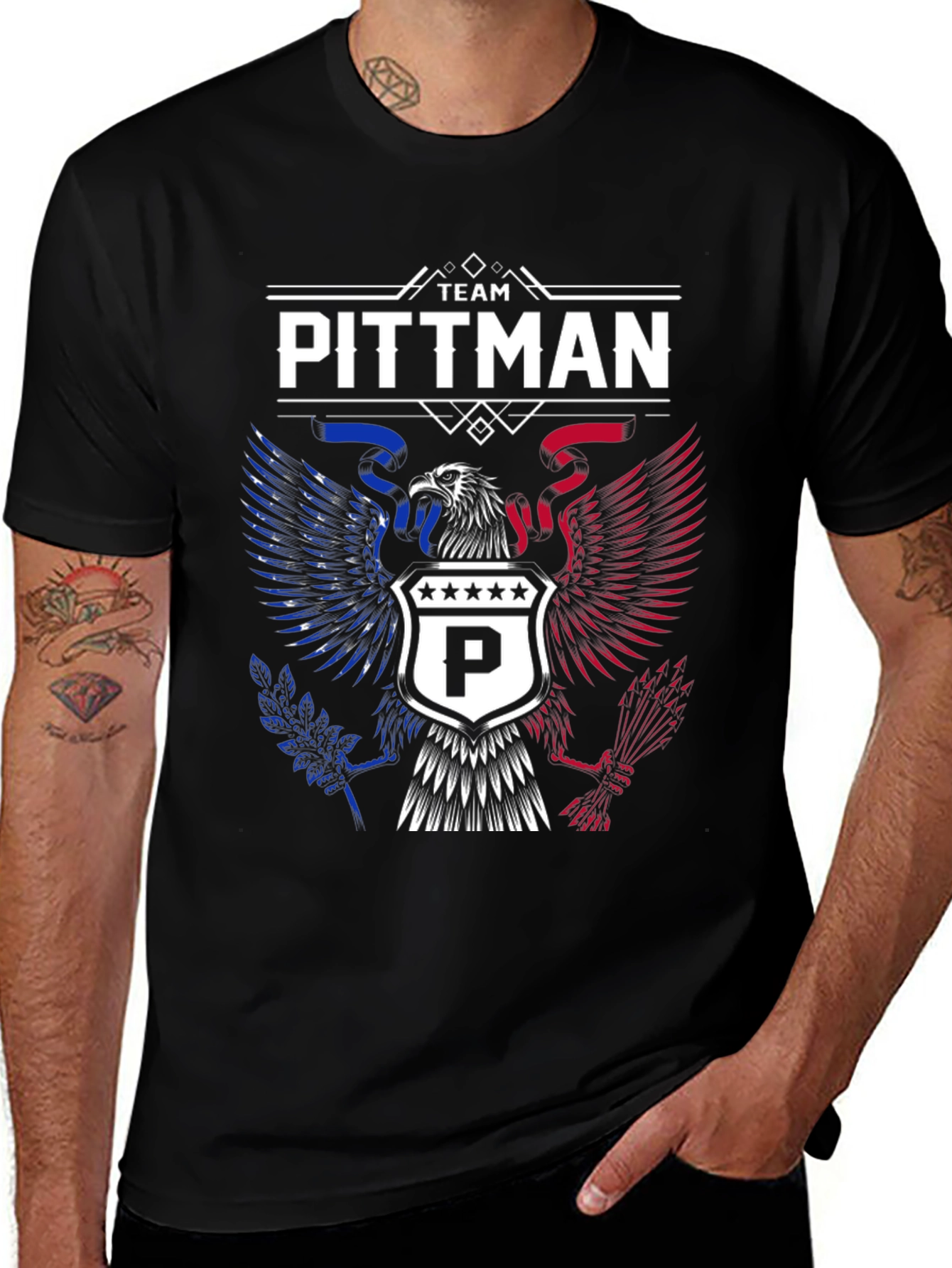 Variant 10 of Team Pittman Eagle Graphic T-Shirt