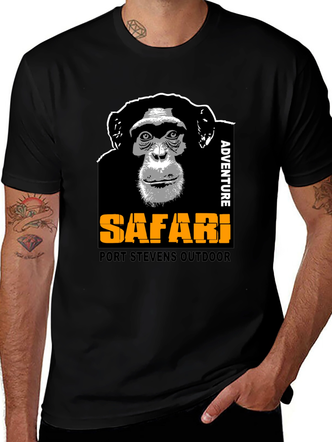 Variant 3 of Safari Adventure Graphic T-Shirt - Port Stephens Outdoor