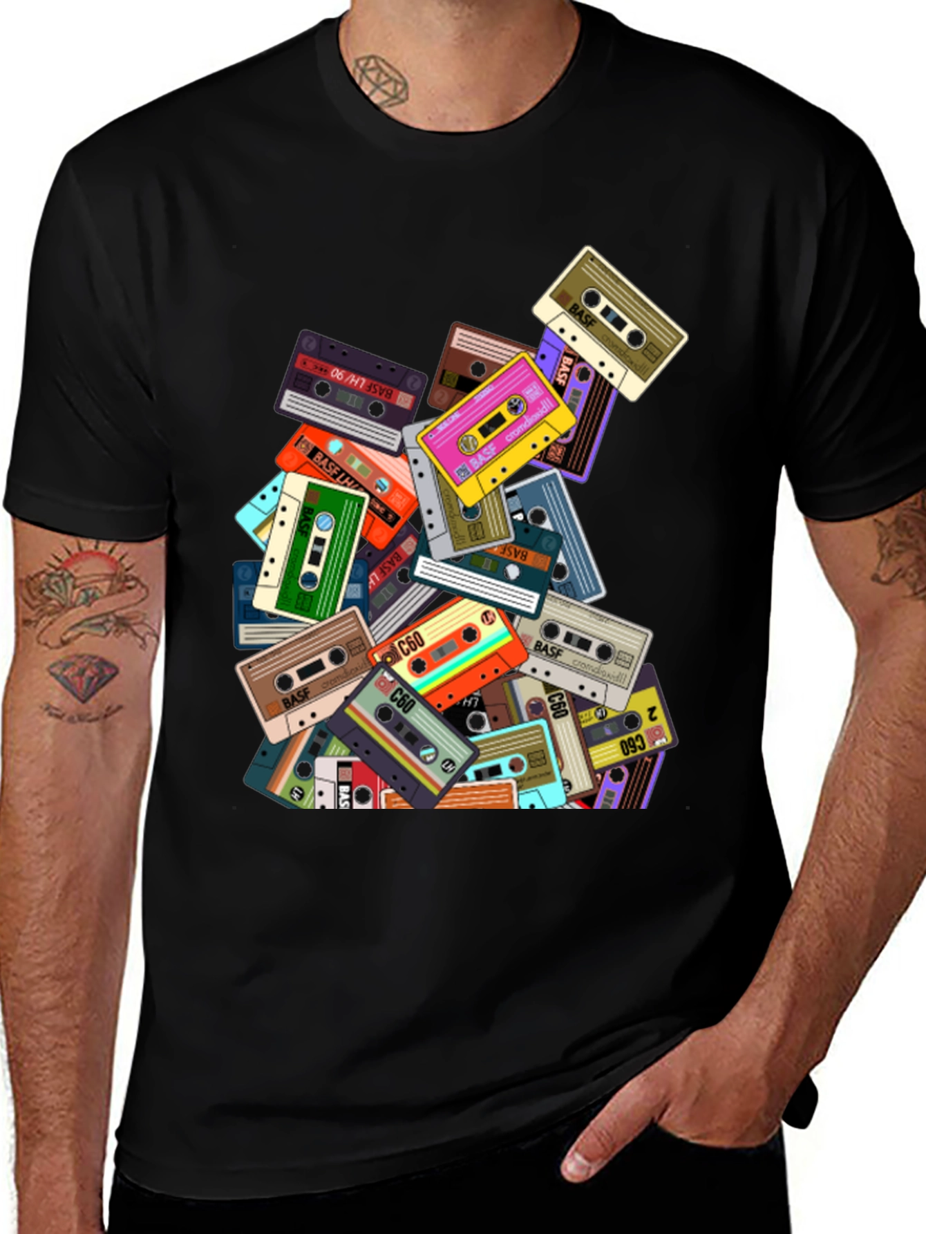 Variant 25 of Retro Cassette Tape T-Shirt