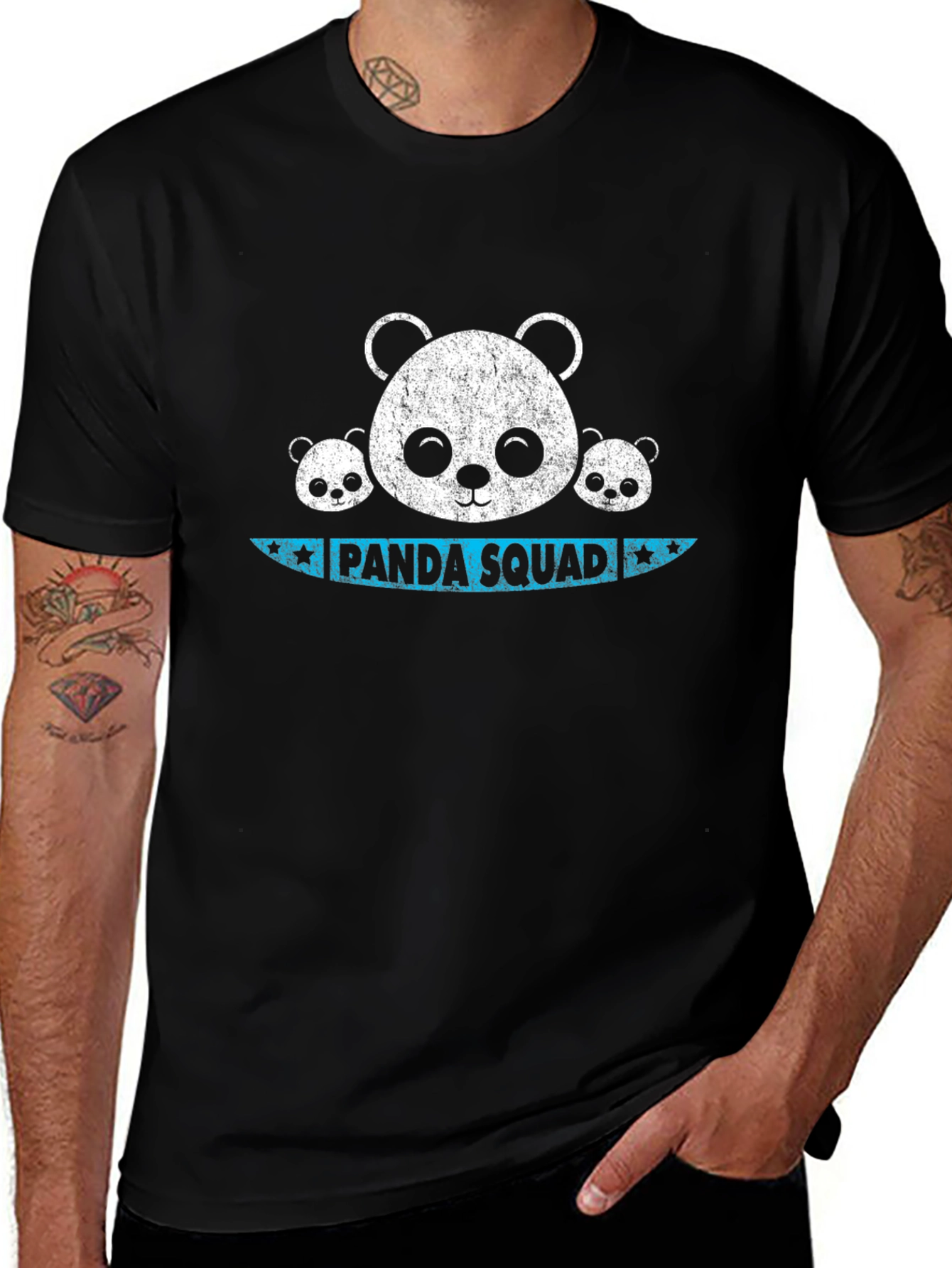 Variant 17 of Panda Squad Graphic T-Shirt