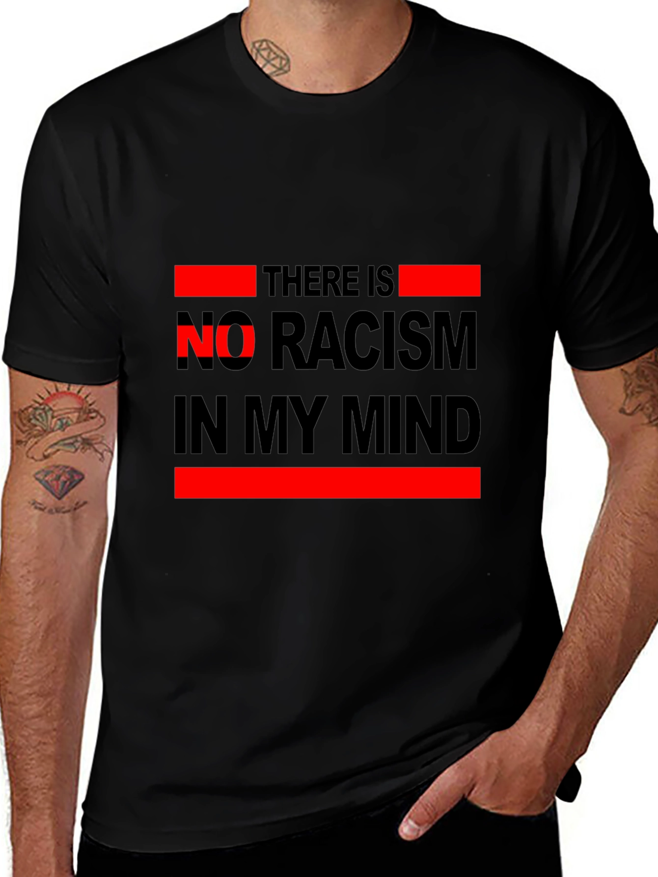 Variant 29 of No Racism in My Mind T-Shirt