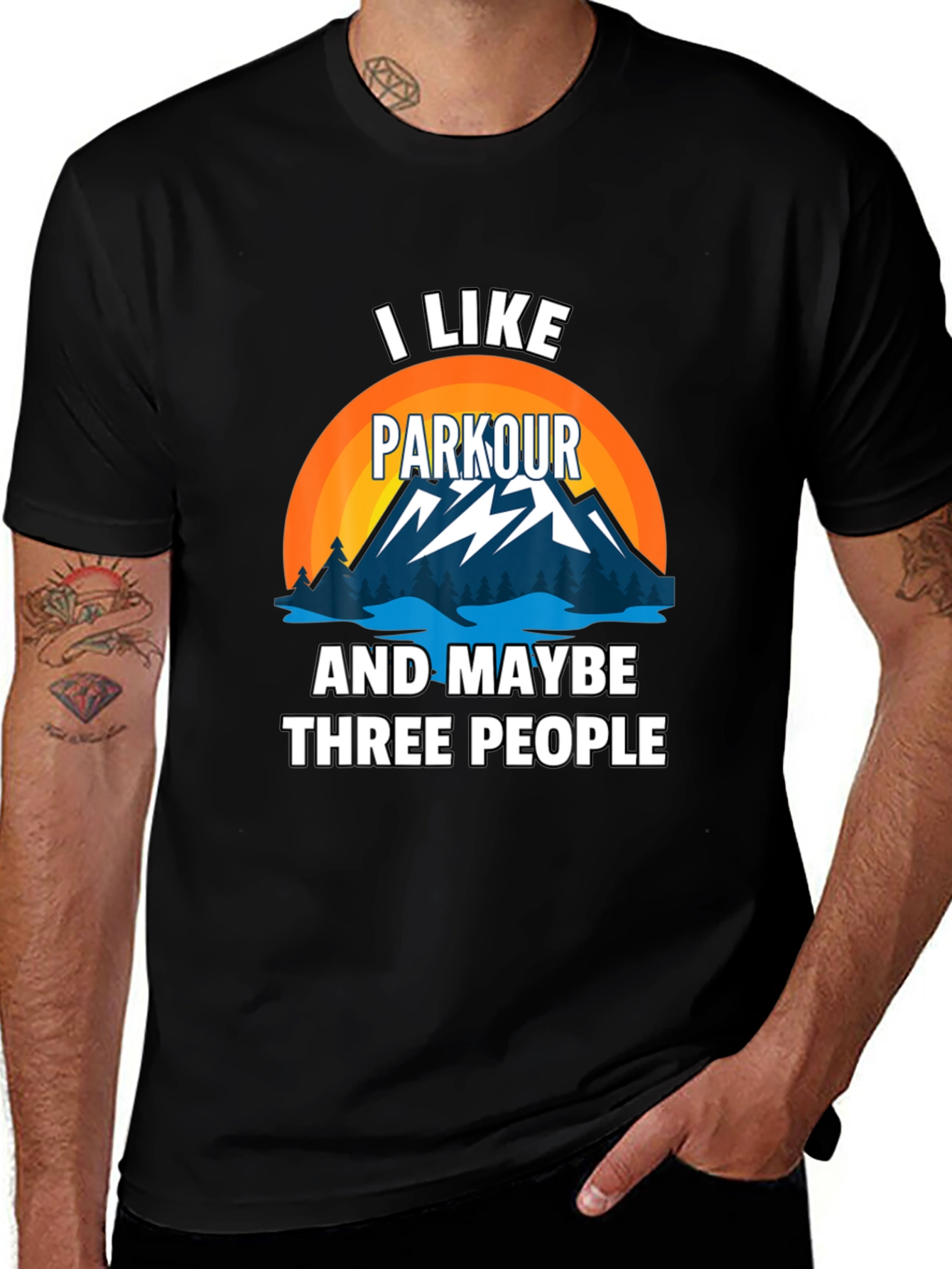 Variant 3 of Parkour & People Graphic Tee