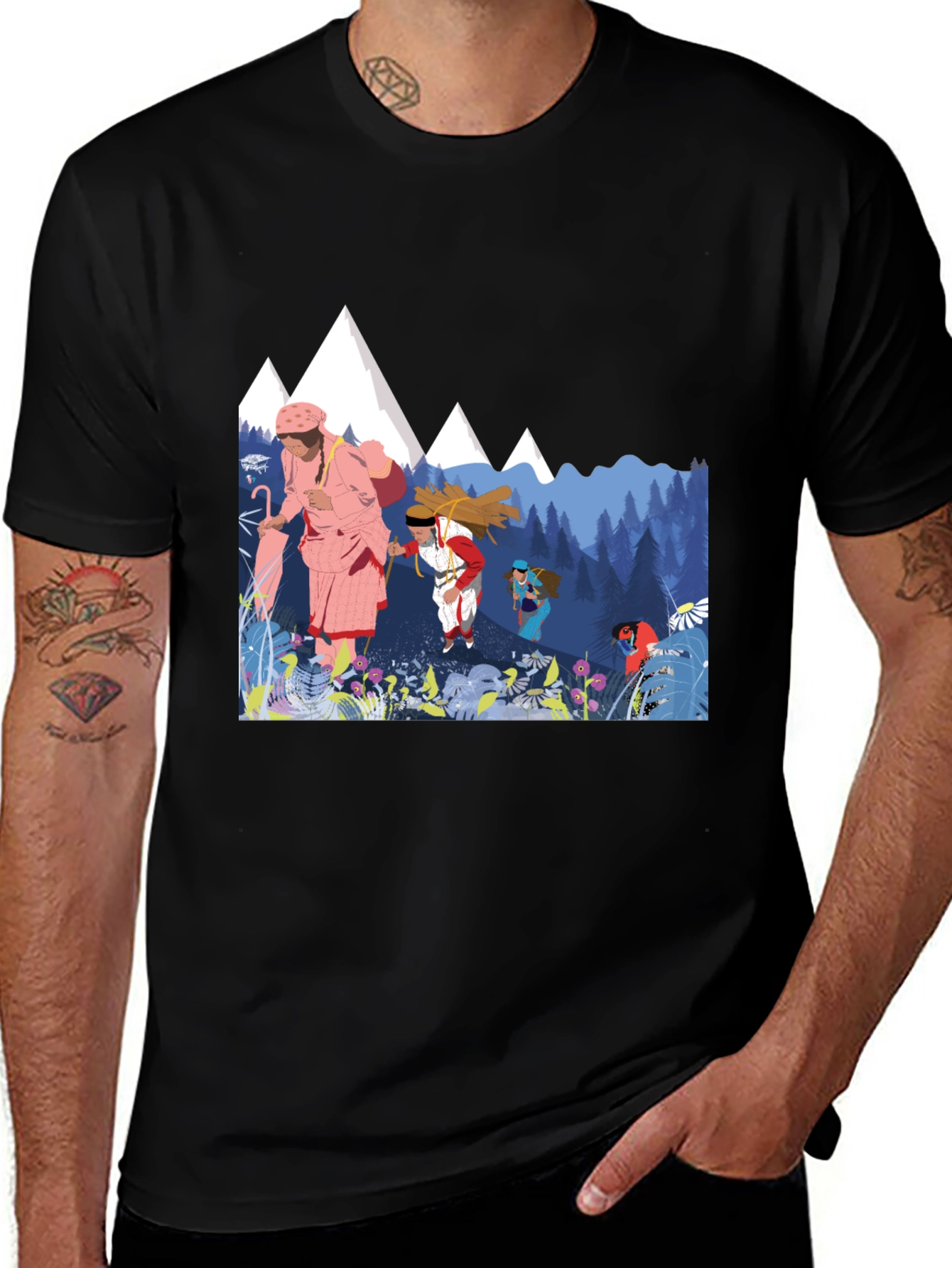 Variant 7 of Mountain Journey Graphic Tee