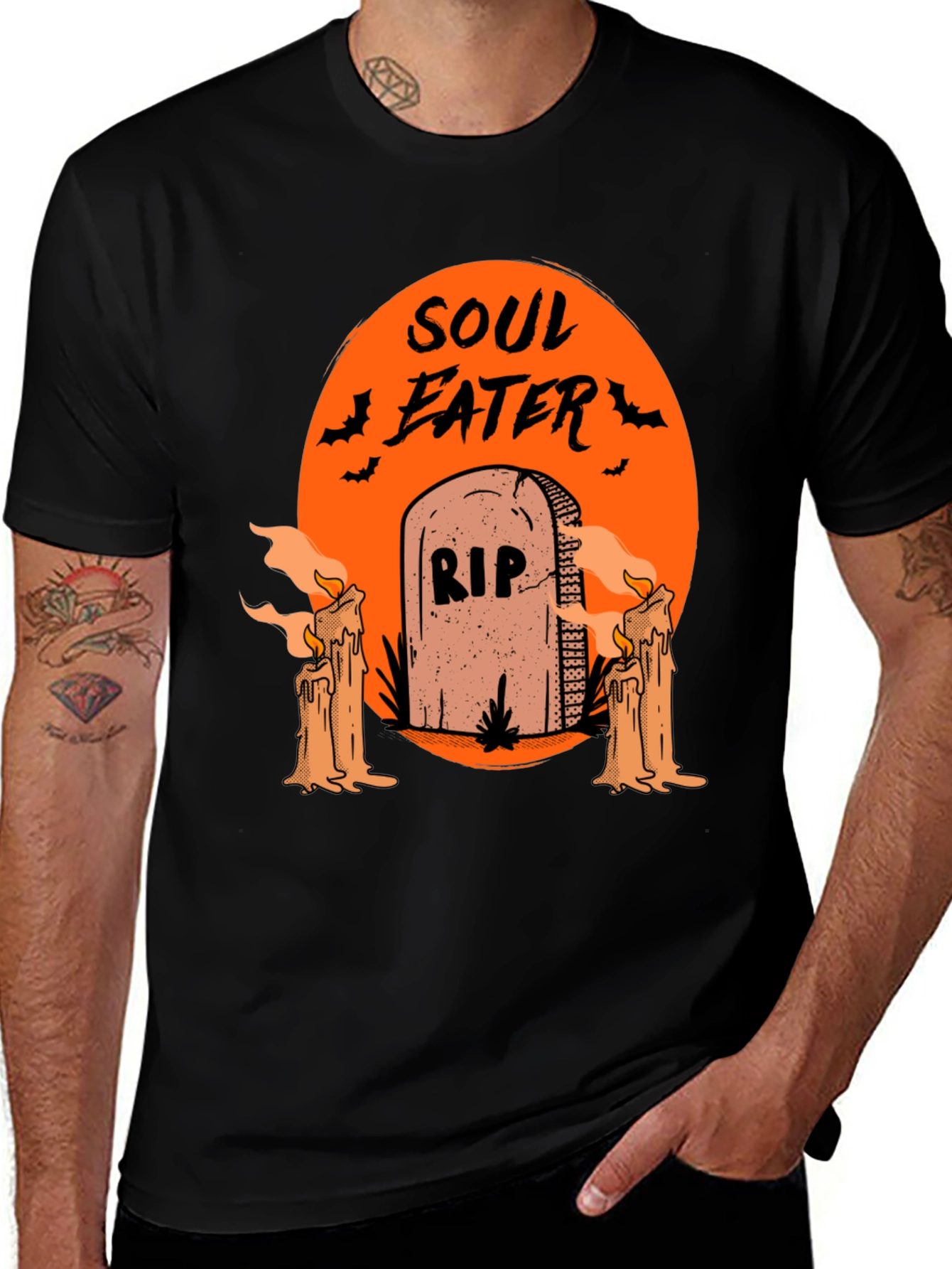Variant 11 of Soul Eater Halloween T-Shirt - RIP Tombstone