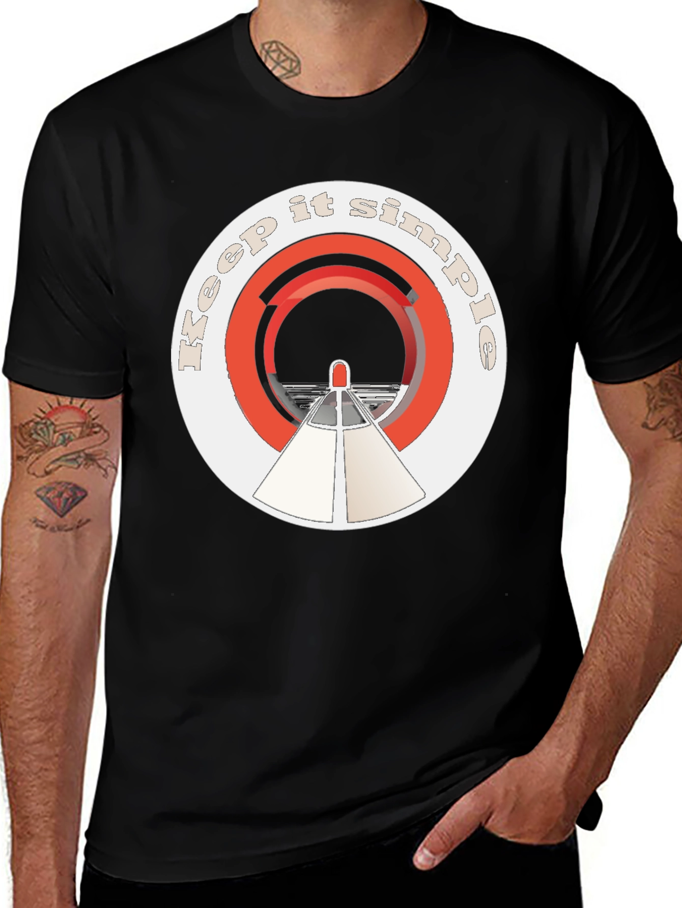 Variant 12 of Keep it Simple Graphic Tee