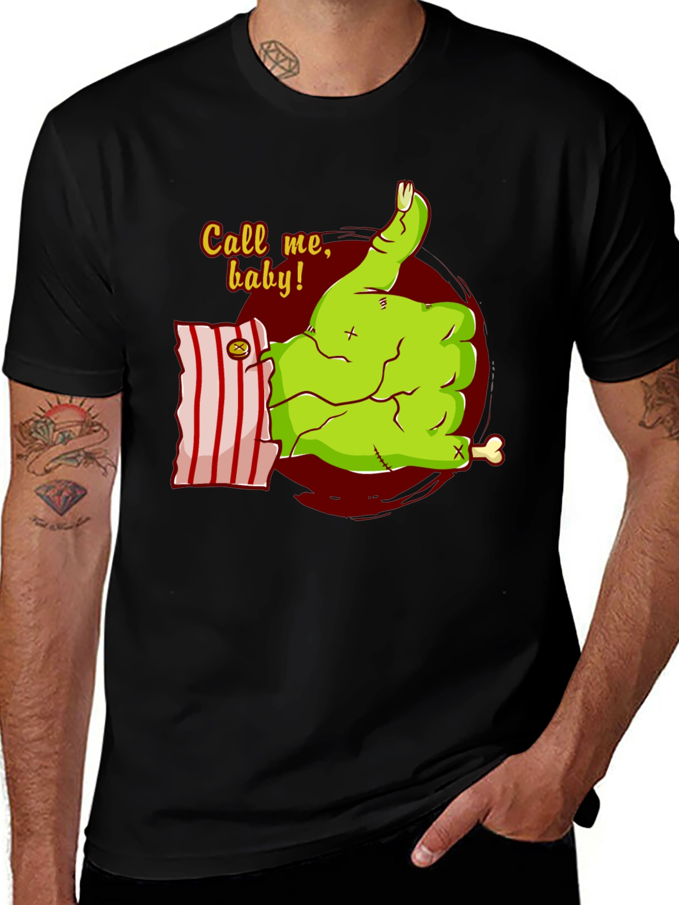 Variant 24 of Zombie Thumb T-Shirt - Call Me, Baby!