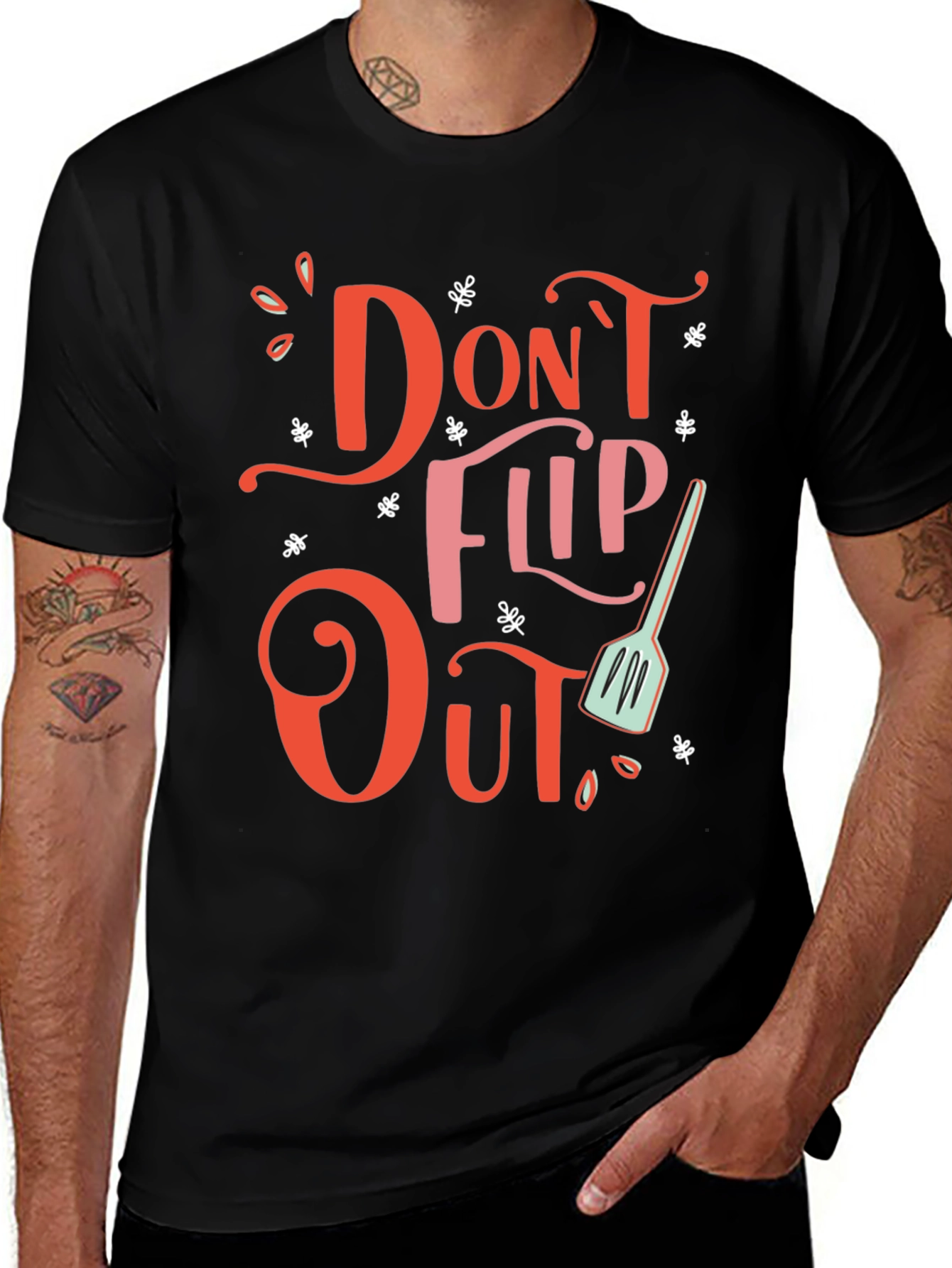Variant 30 of Don't Flip Out T-Shirt - Novelty Graphic Tee