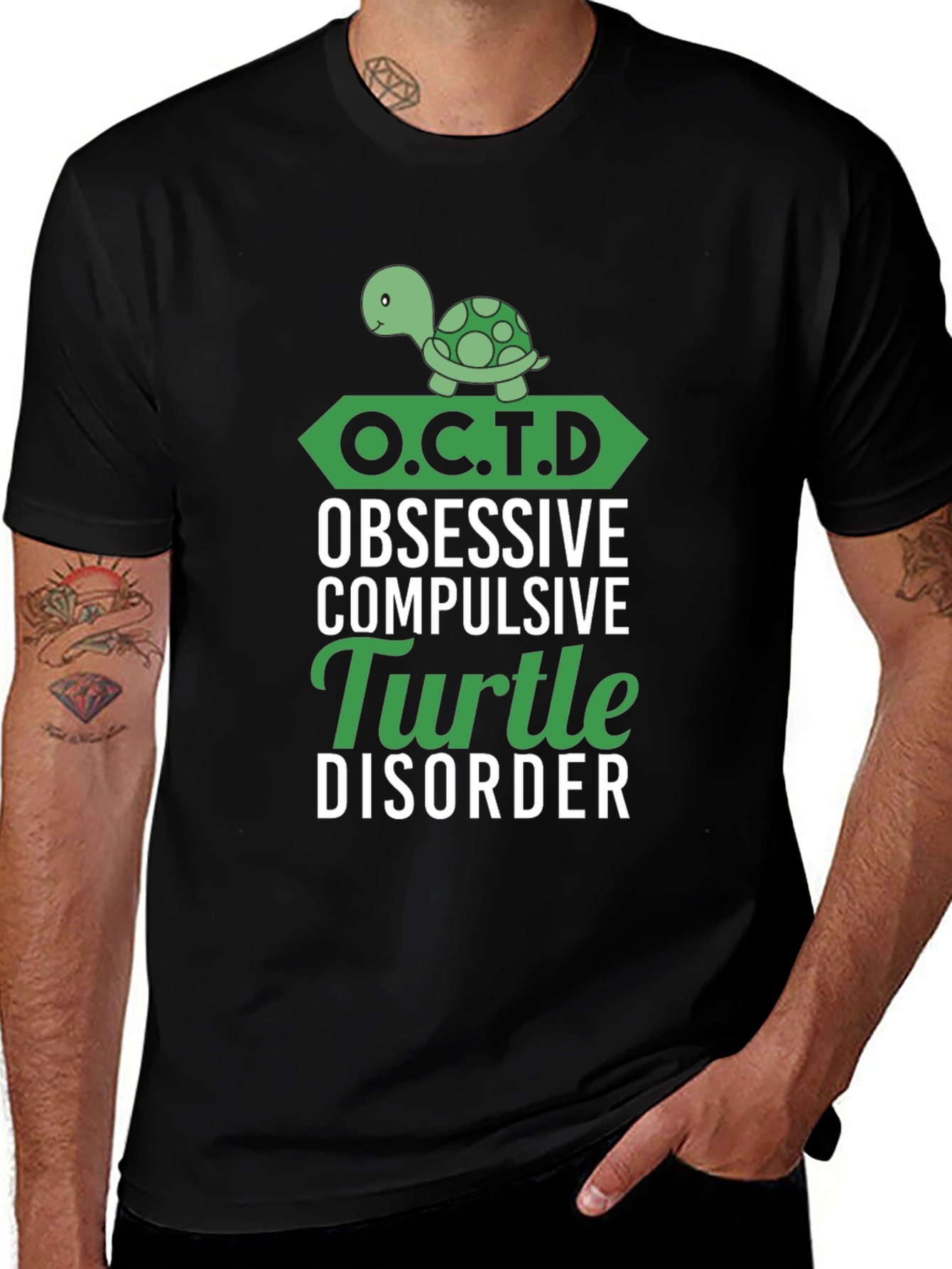 Variant 29 of O.C.T.D Turtle Disorder Graphic Tee