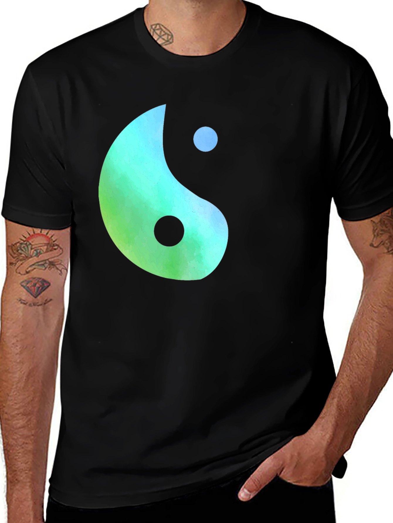 Variant 7 of Yin Yang Graphic Tee - Balance & Style