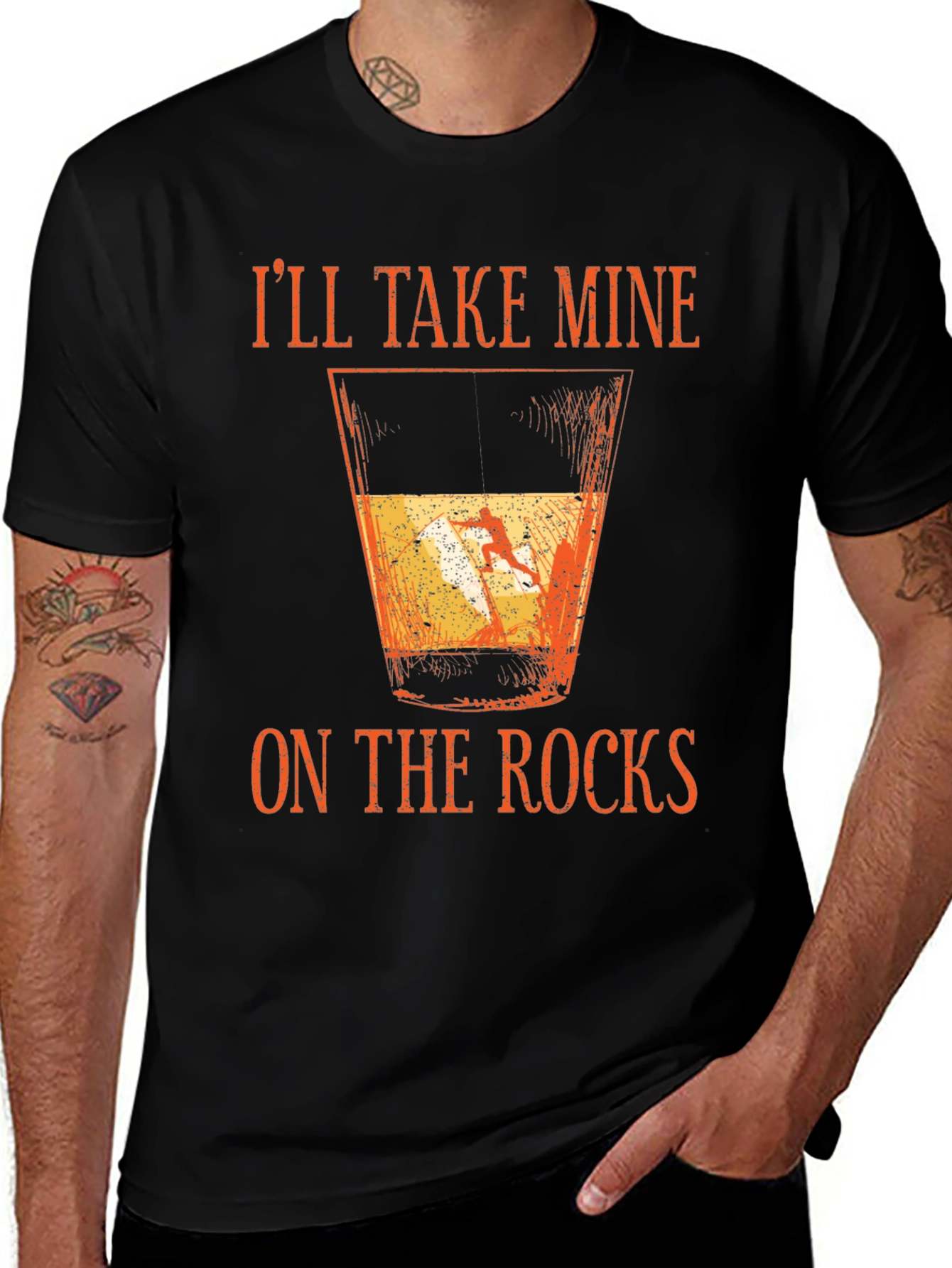 Variant 4 of I'll Take Mine On The Rocks Graphic T-Shirt
