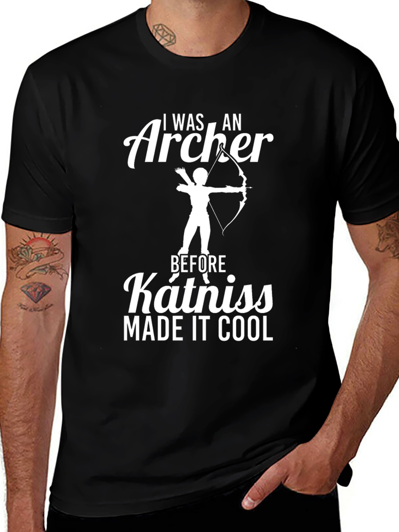 Variant 27 of I Was An Archer Before Katniss Funny T-Shirt