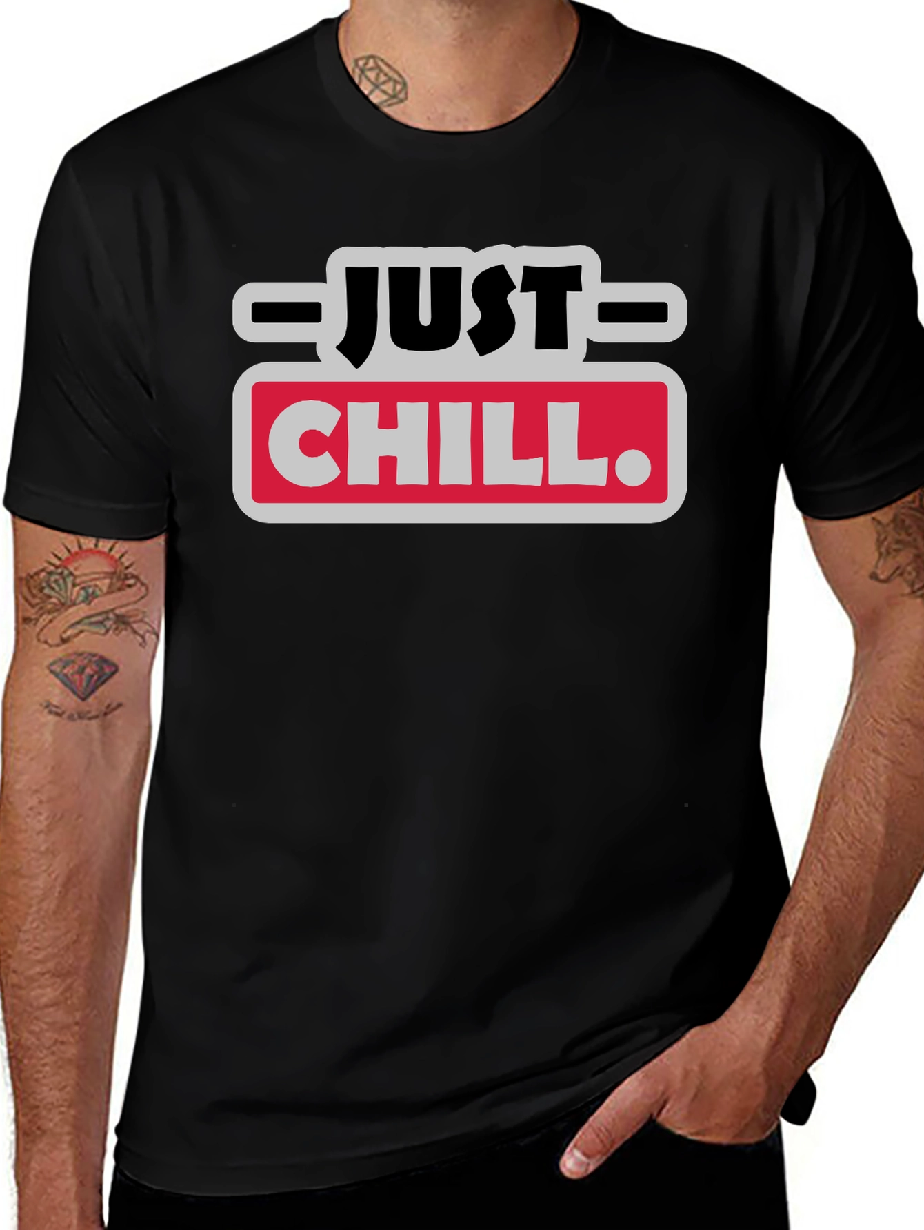 Variant 19 of Just Chill Graphic Tee - Relaxed Style T-Shirt