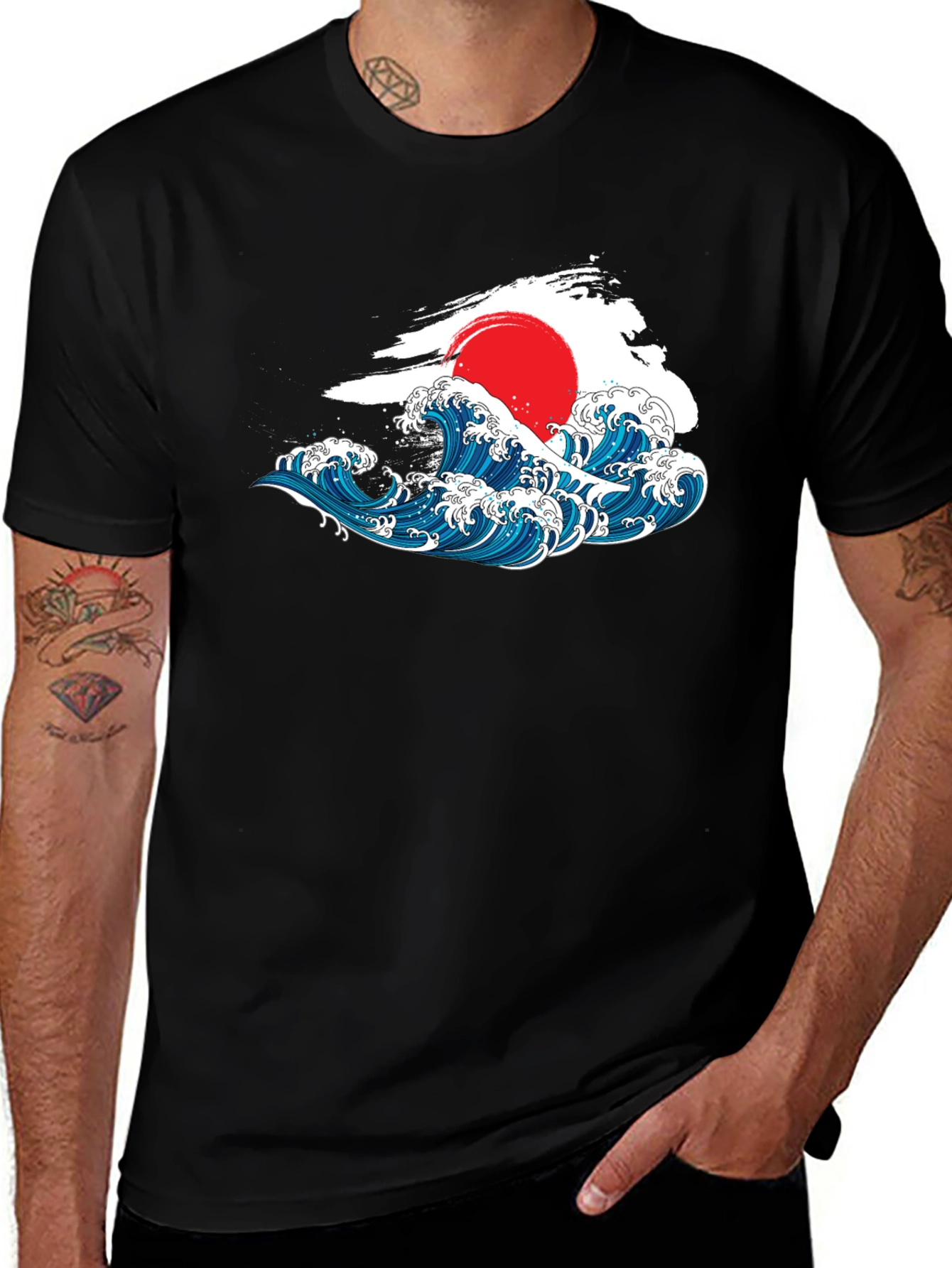 Great Wave T-Shirt: Japanese Art Tee