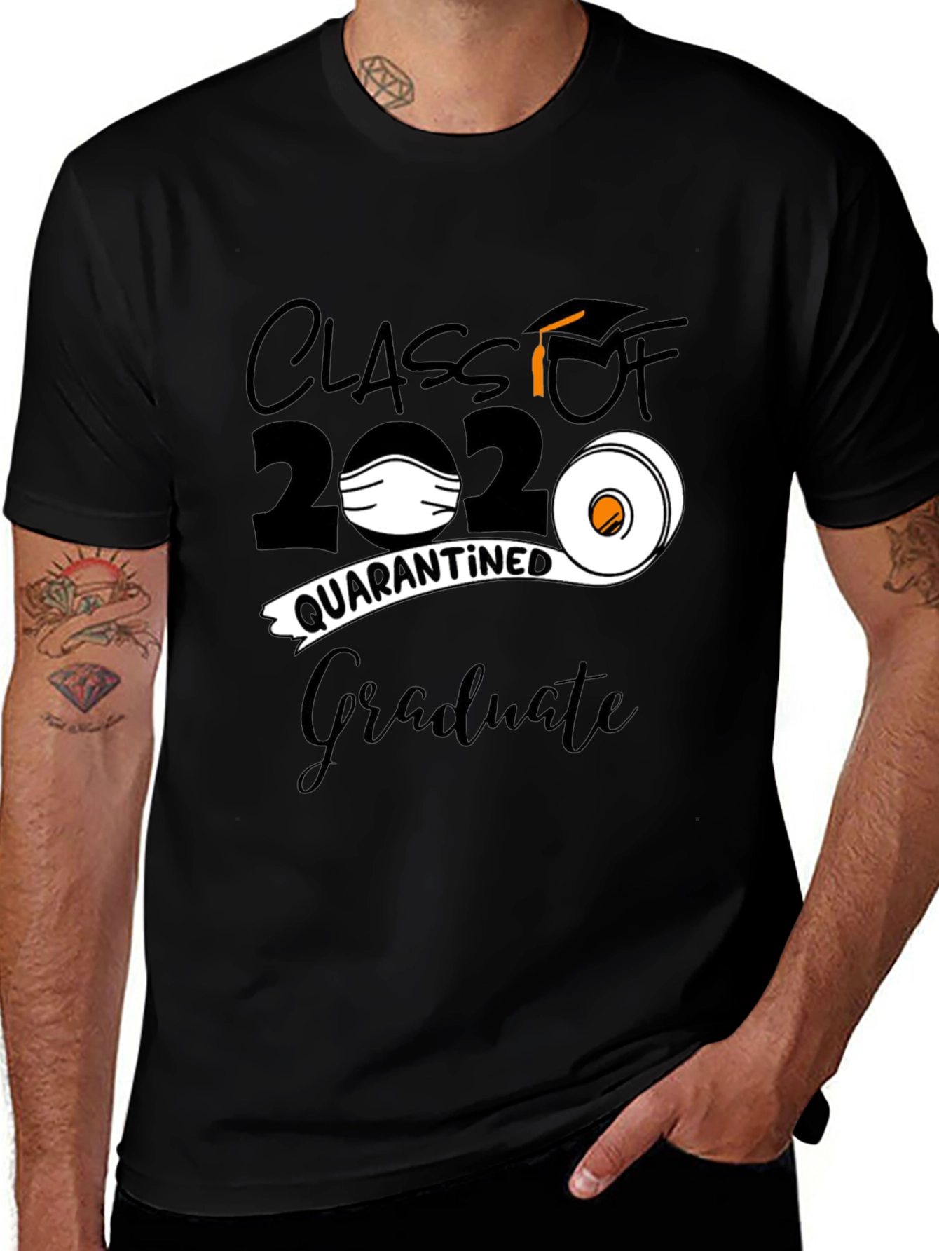 Variant 22 of Class of 2020 Quarantined Graduate T-Shirt