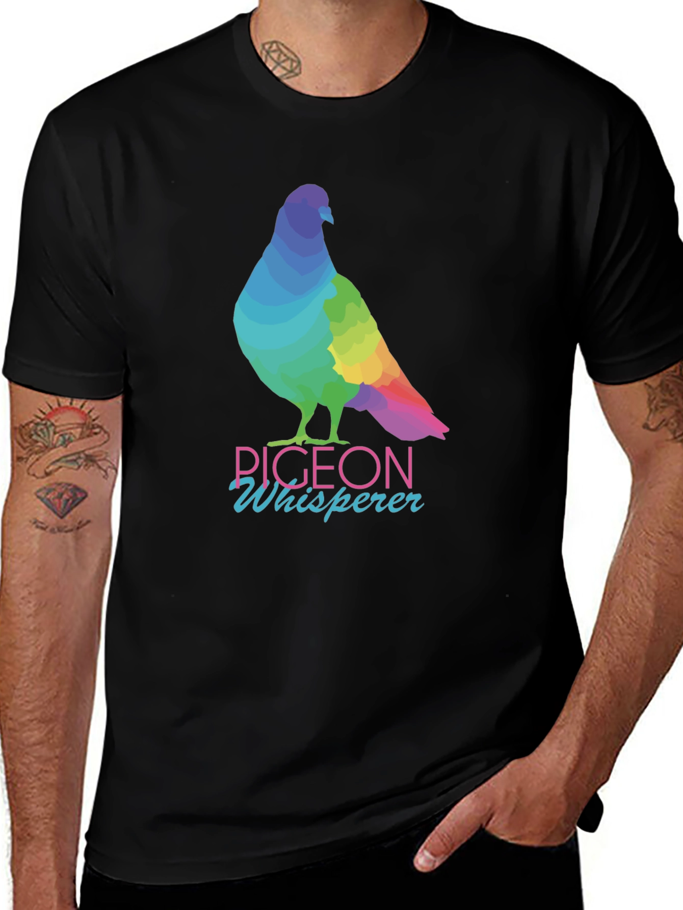 Variant 26 of Pigeon Whisperer Graphic T-Shirt