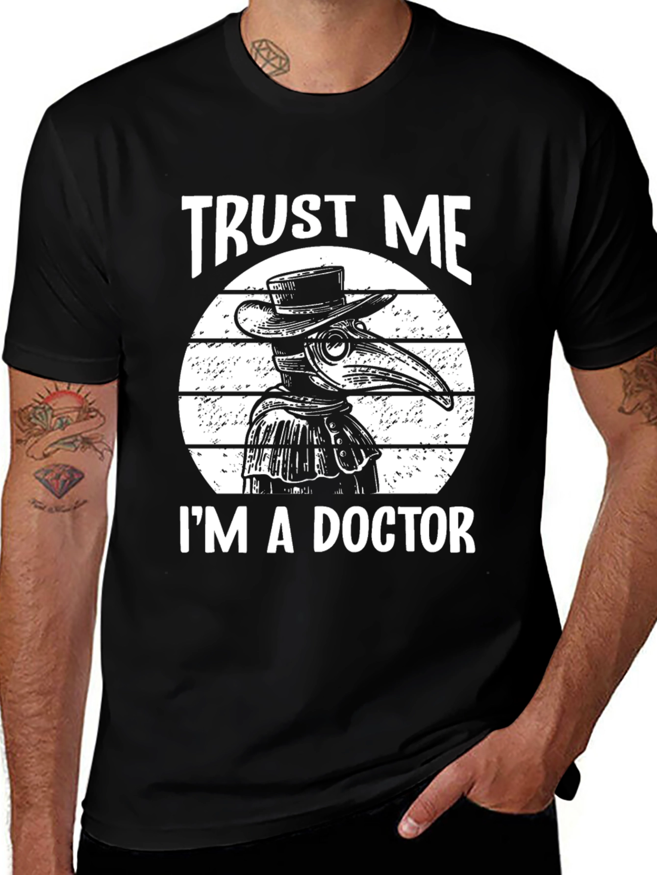 Variant 13 of Trust Me I'm a Doctor Plague Doctor T-Shirt