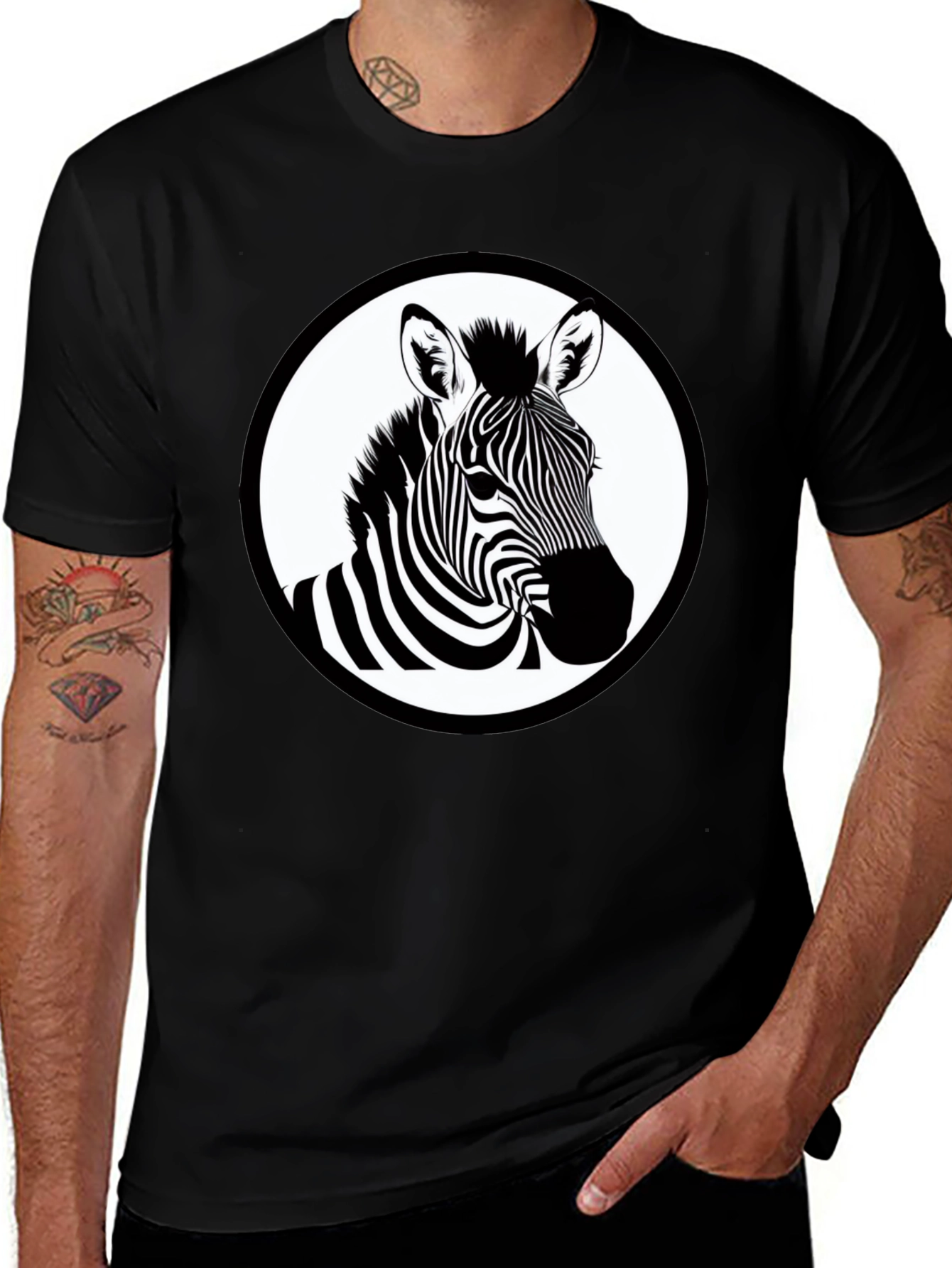 Variant 23 of Zebra Graphic T-Shirt