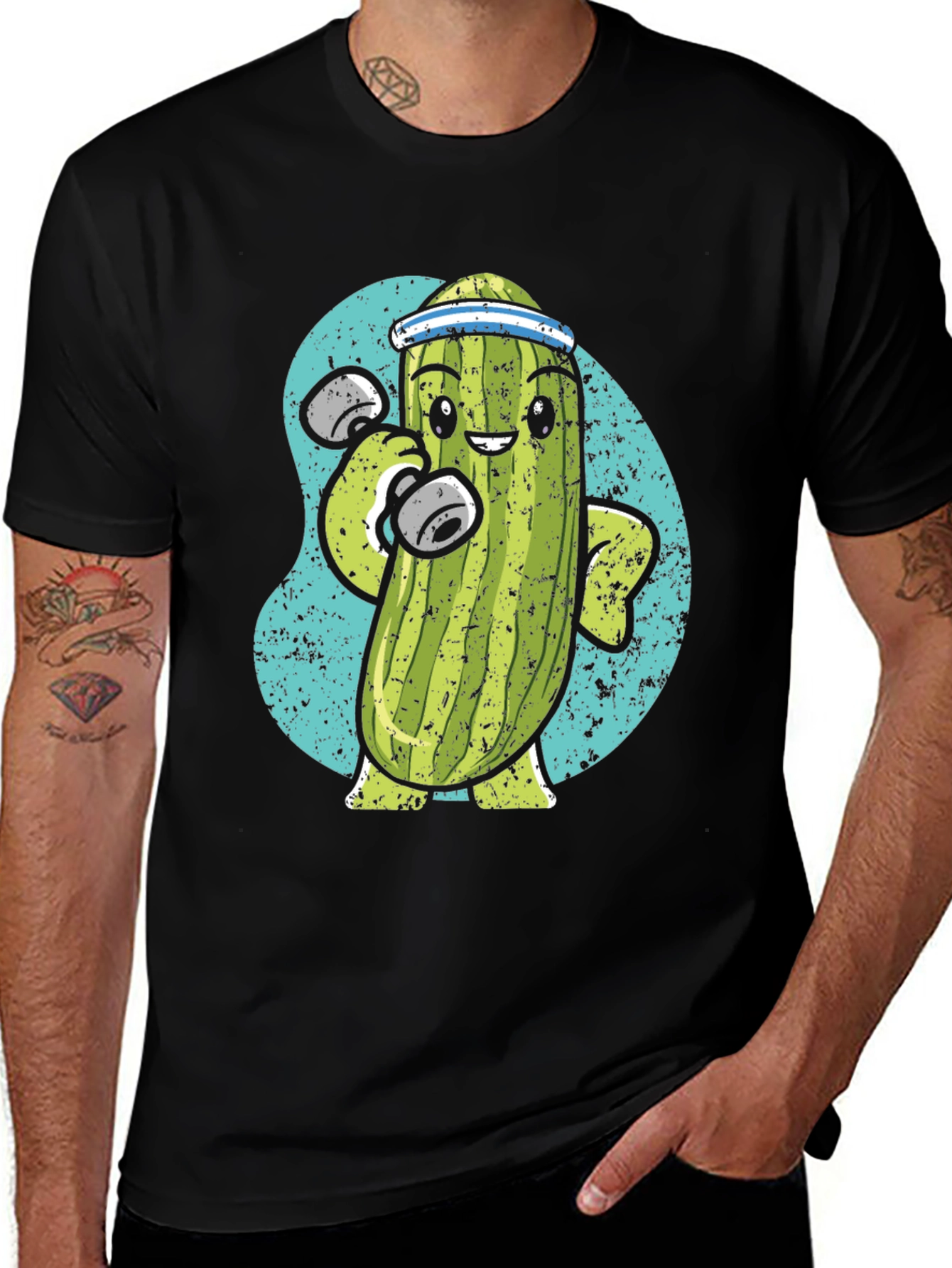 Variant 22 of Pickle Gym T-Shirt - Funny Workout Tee