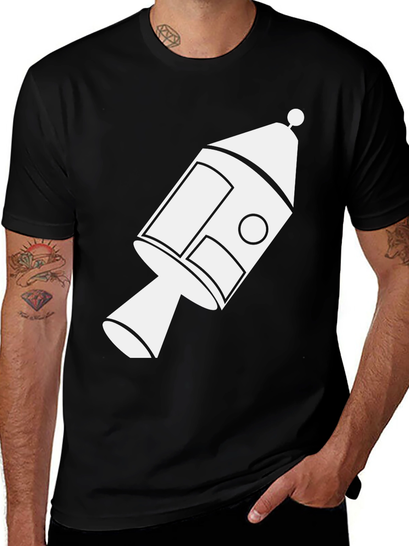 Variant 28 of Space Satellite Graphic Tee