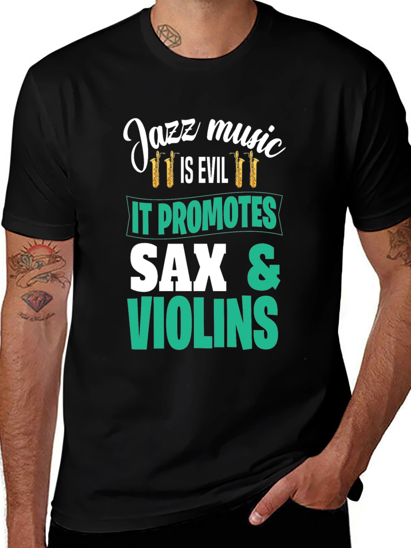 Variant 20 of Jazz Music is Evil T-Shirt