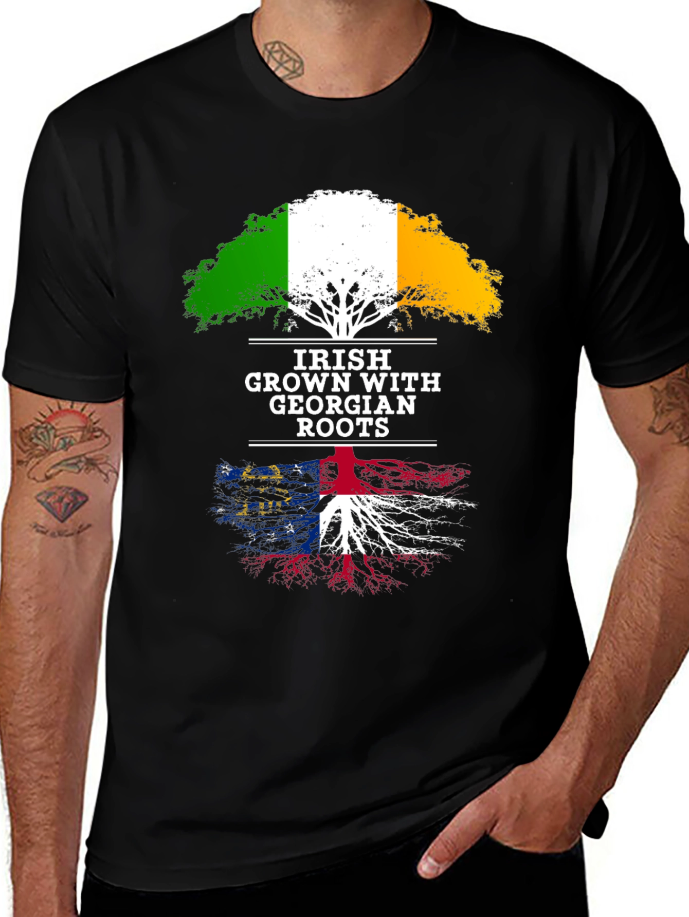 Irish Grown with Georgian Roots T-Shirt