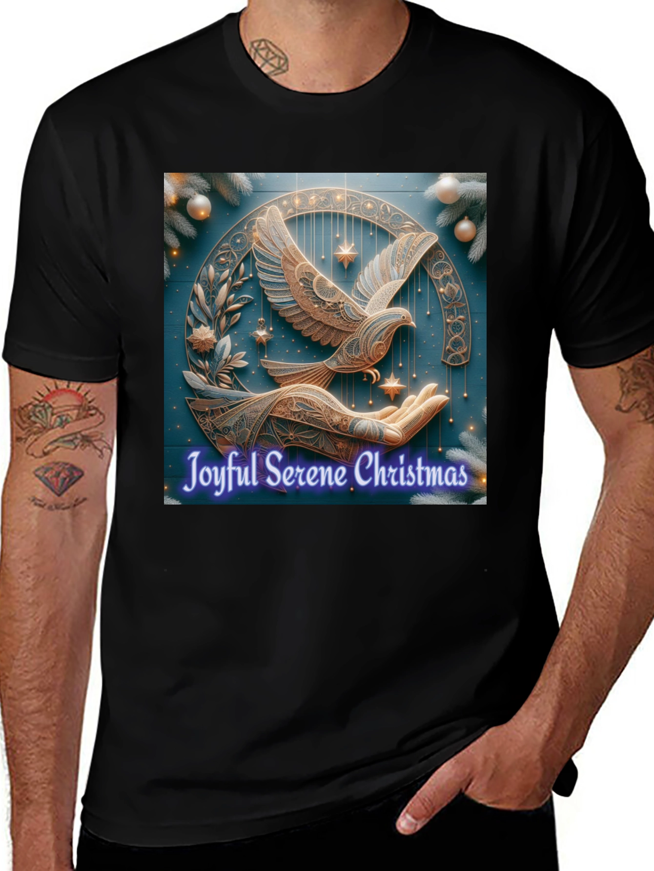 Joyful Serene Christmas T-Shirt