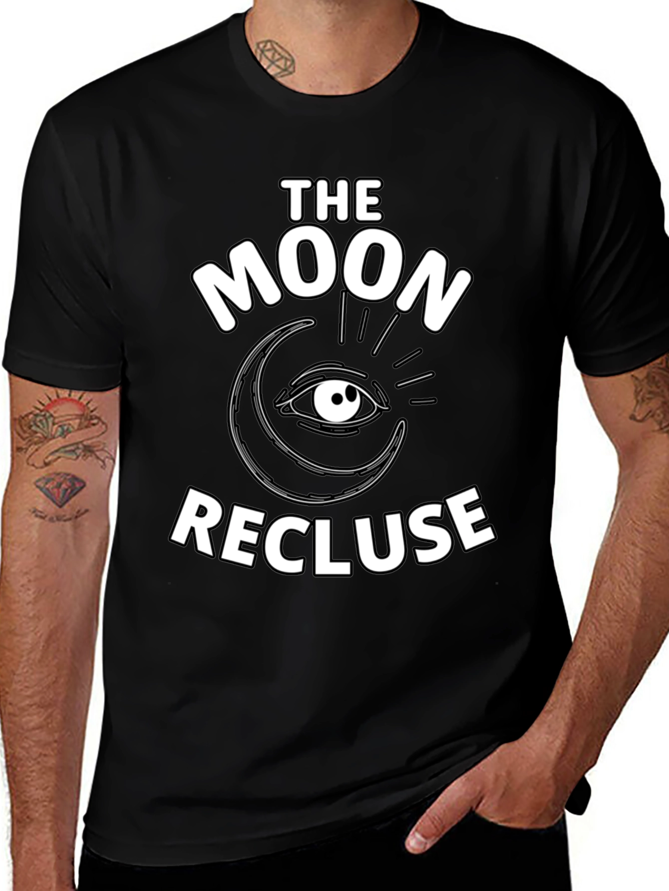 Variant 6 of The Moon Recluse Graphic T-Shirt