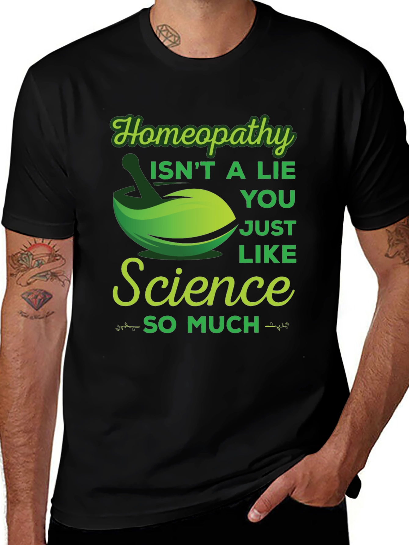 Variant 21 of Homeopathy Science T-Shirt