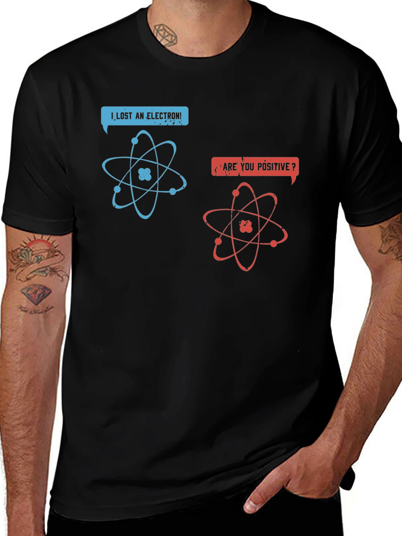 Funny Science T-Shirt - I Lost An Electron!