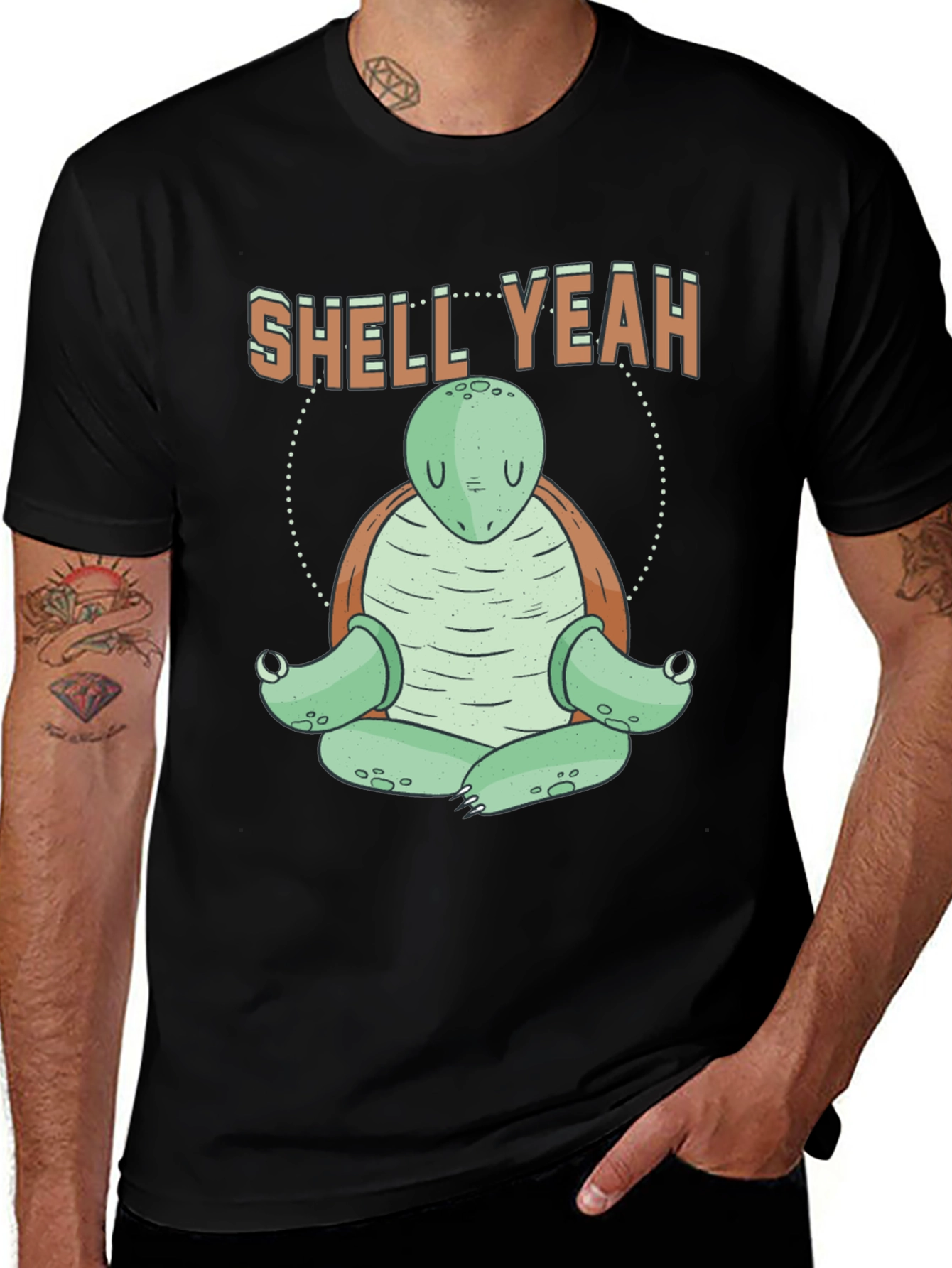 Variant 12 of Shell Yeah Turtle Yoga T-Shirt