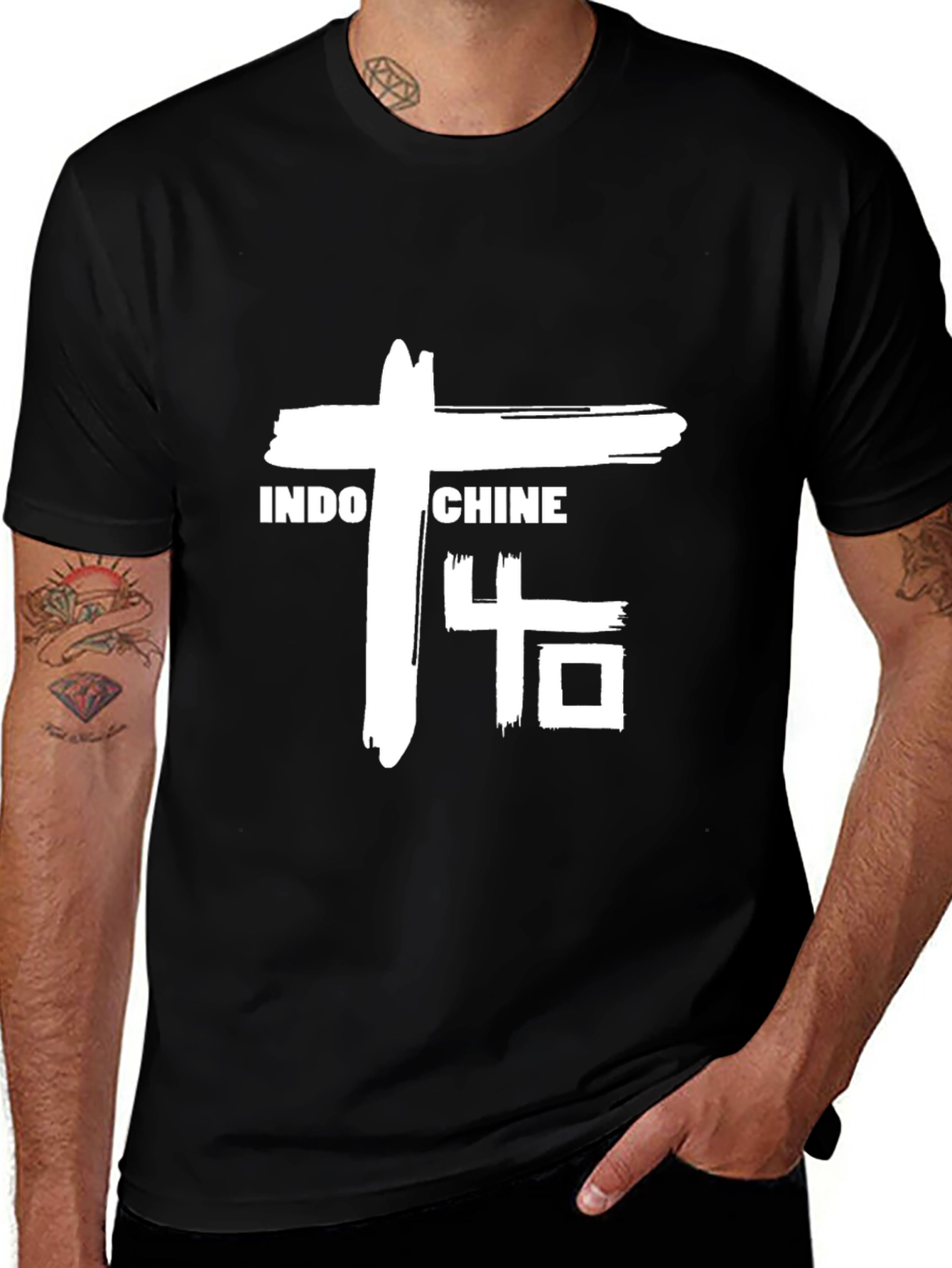 Variant 16 of Indochine 40 Black Graphic Tee