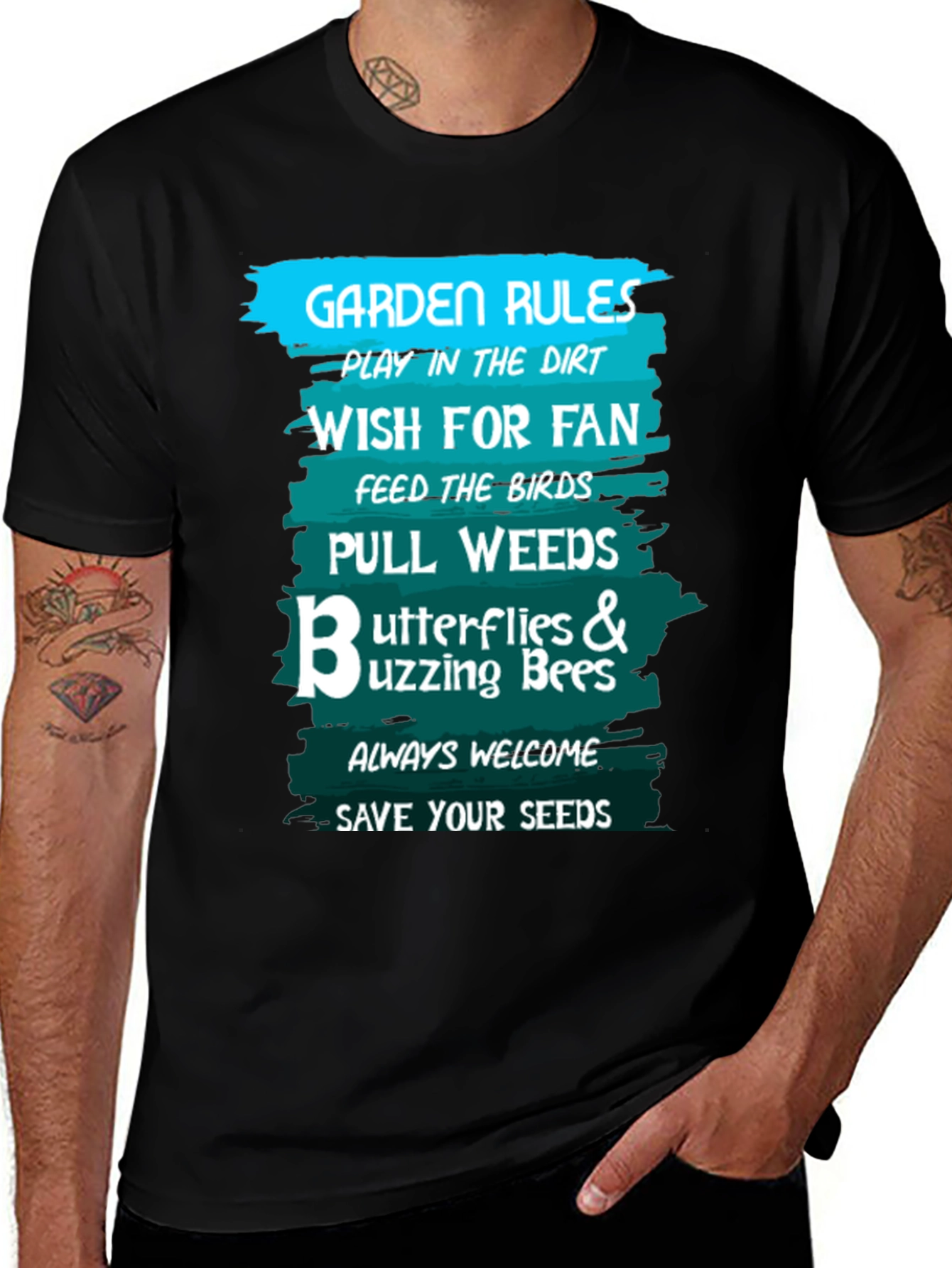 Variant 23 of Garden Rules Graphic Tee