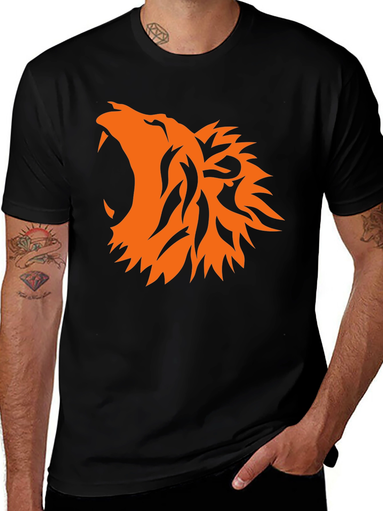 Variant 18 of Roaring Lion Graphic T-Shirt - Black