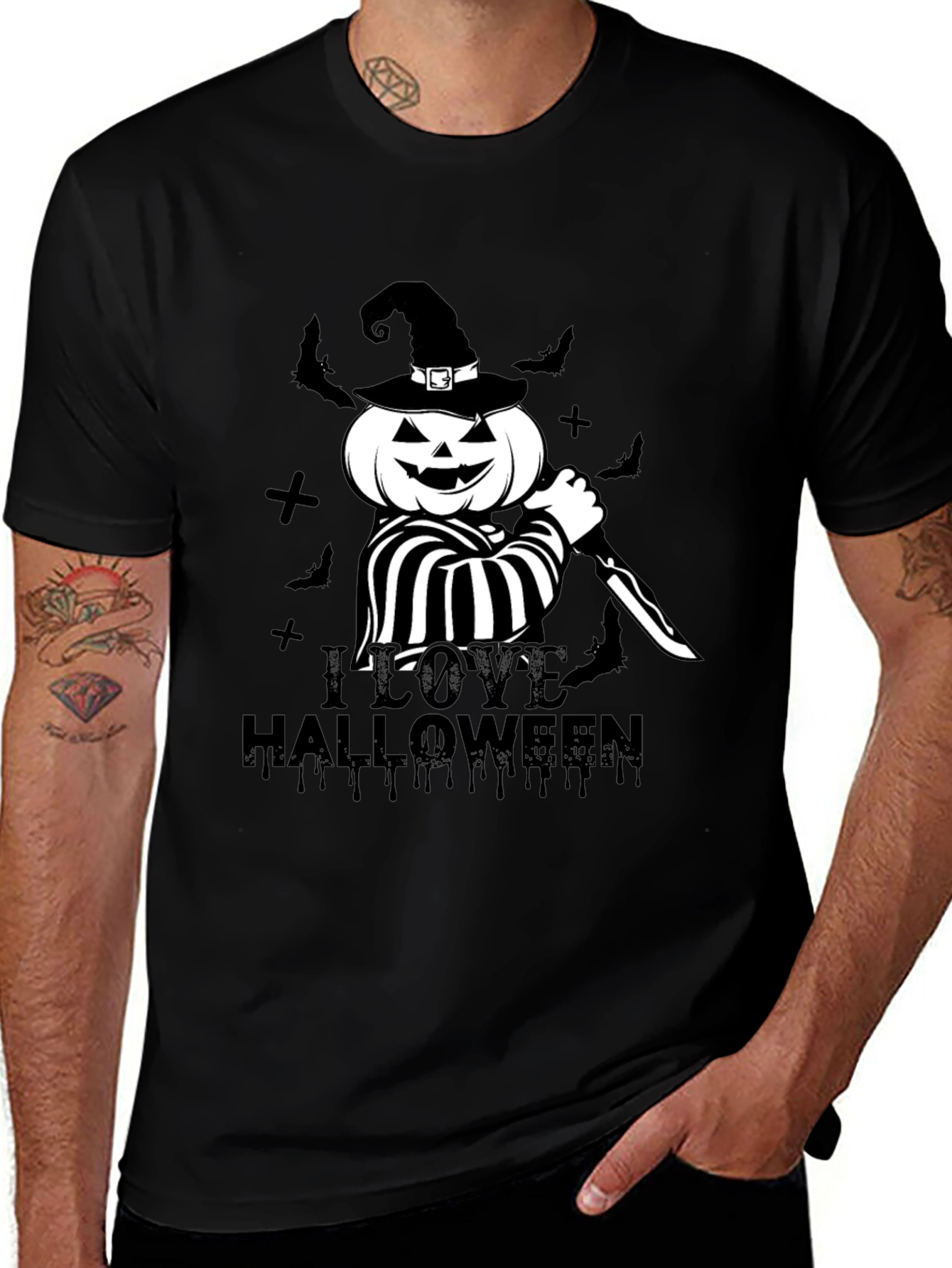 Variant 20 of I Love Halloween Pumpkin T-Shirt