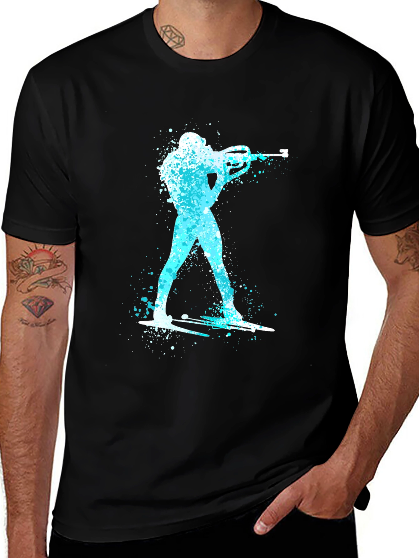 Variant 27 of Biathlon Silhouette T-Shirt