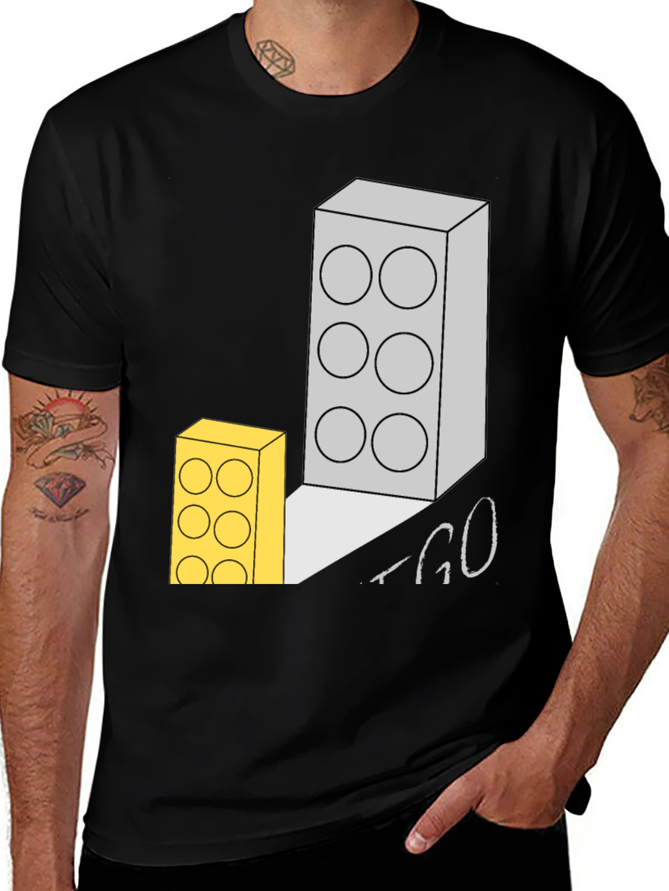 LEGO Block Graphic Tee - Unique Design