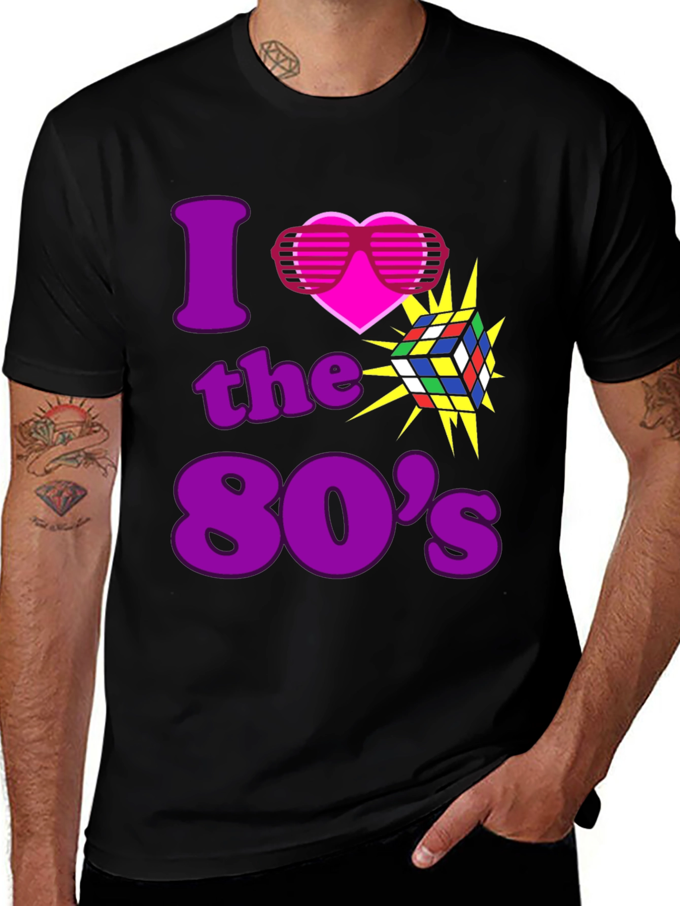I Love the 80s T-Shirt Retro Party Tee