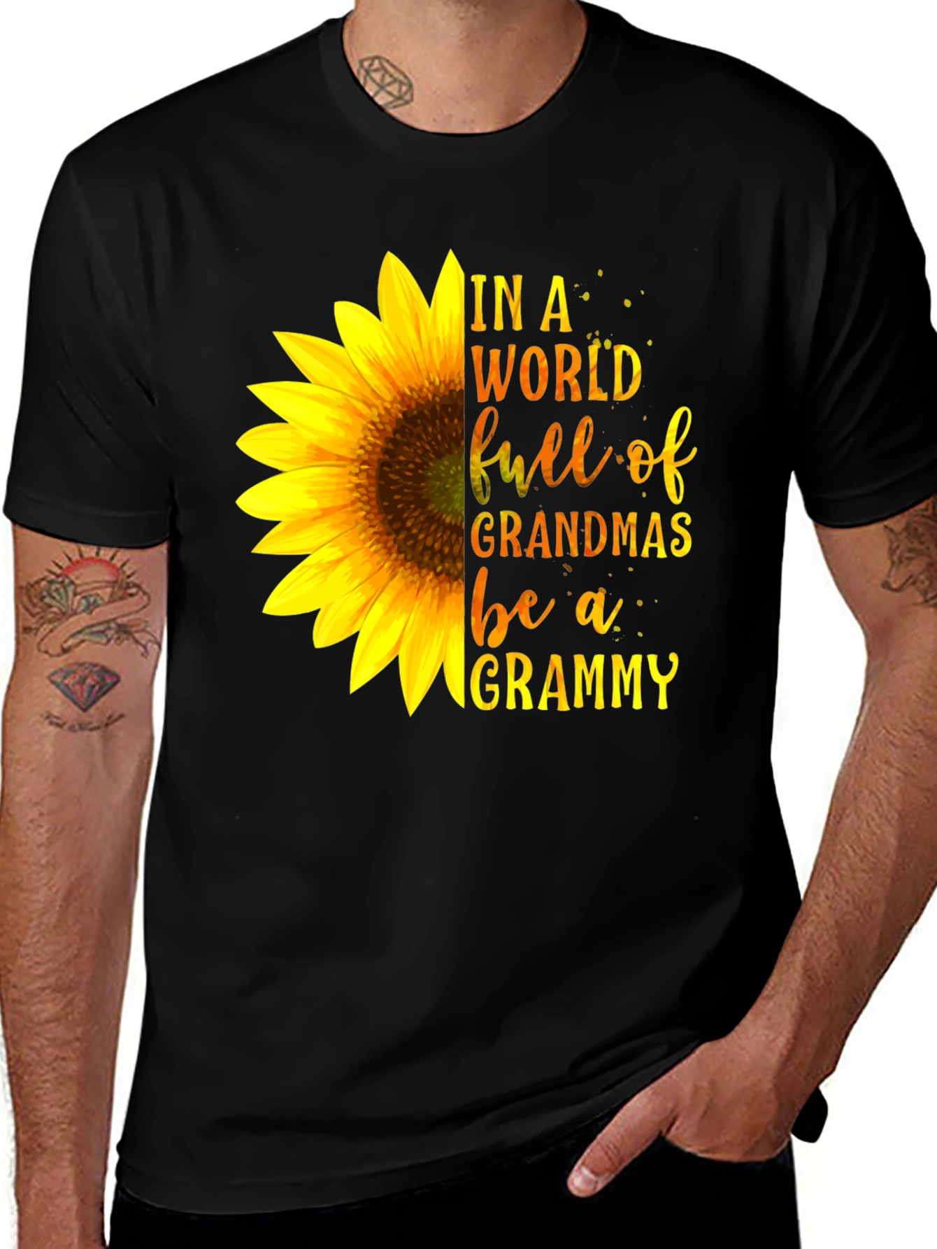 Variant 2 of Sunflower Grammy T-Shirt - Grandparent Gift