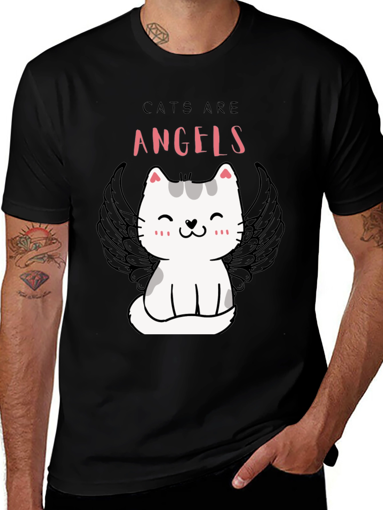 Cats Are Angels T-Shirt - Cute & Comfy