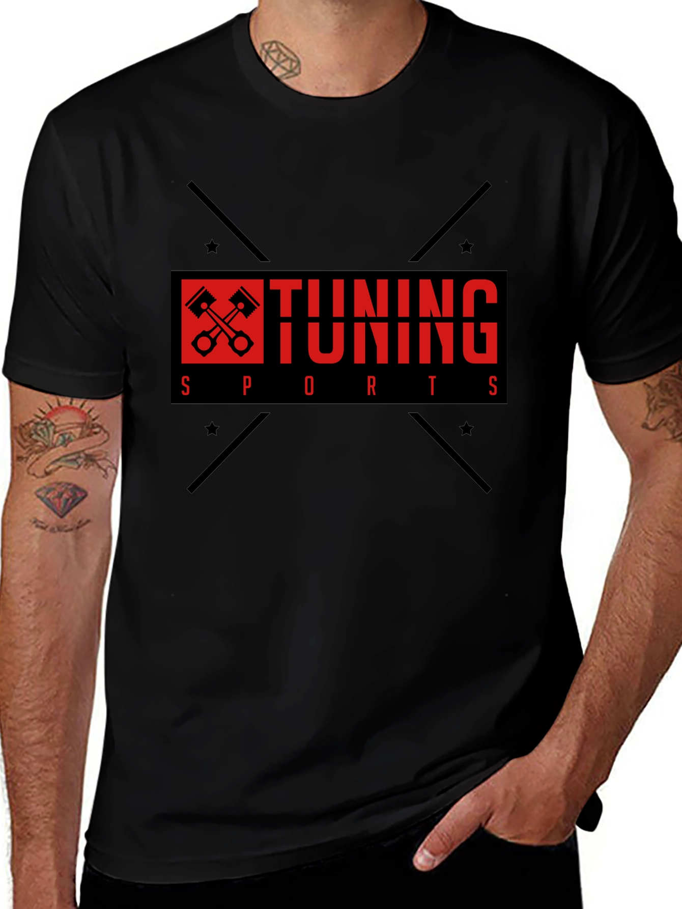 Tuning Sports Black T-Shirt