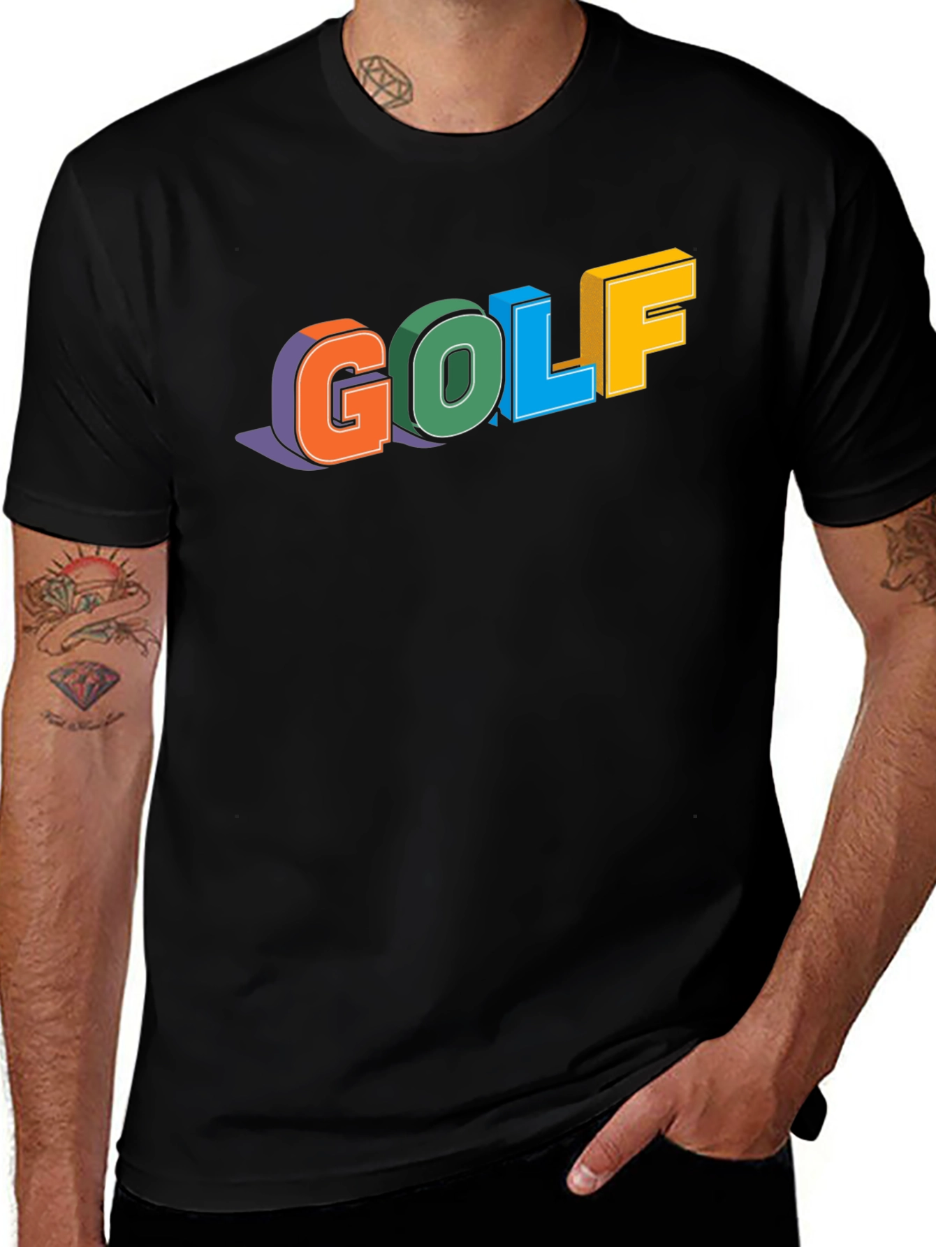 GOLF Letter Graphic T-Shirt