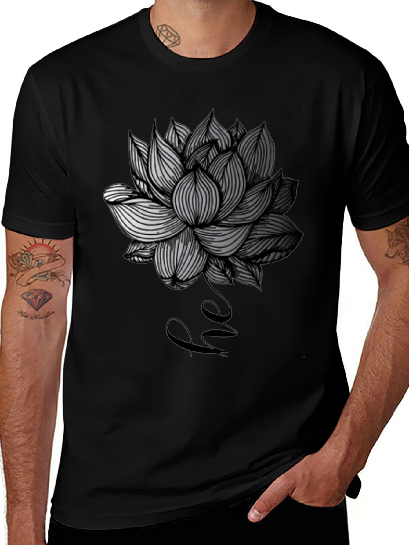 Variant 30 of Lotus Flower Tee