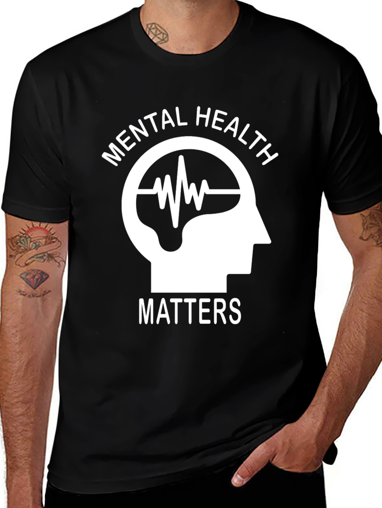 Variant 17 of Mental Health Matters Graphic Tee