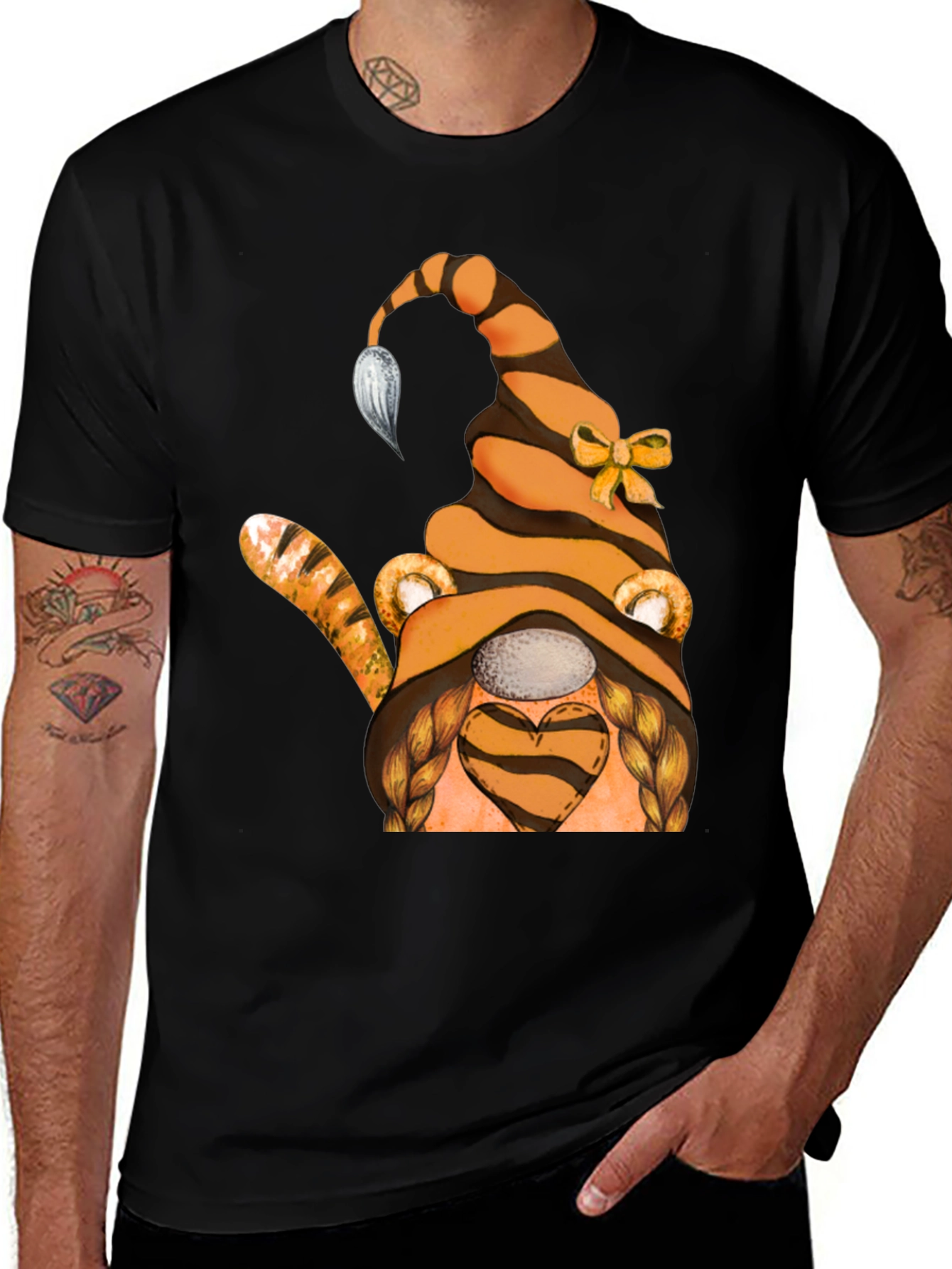 Variant 25 of Tiger Gnome Graphic Tee