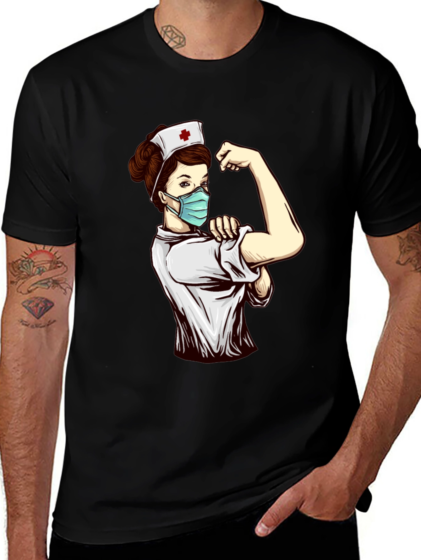 Variant 13 of Nurse Flex T-Shirt - Strong Women in Healthcare